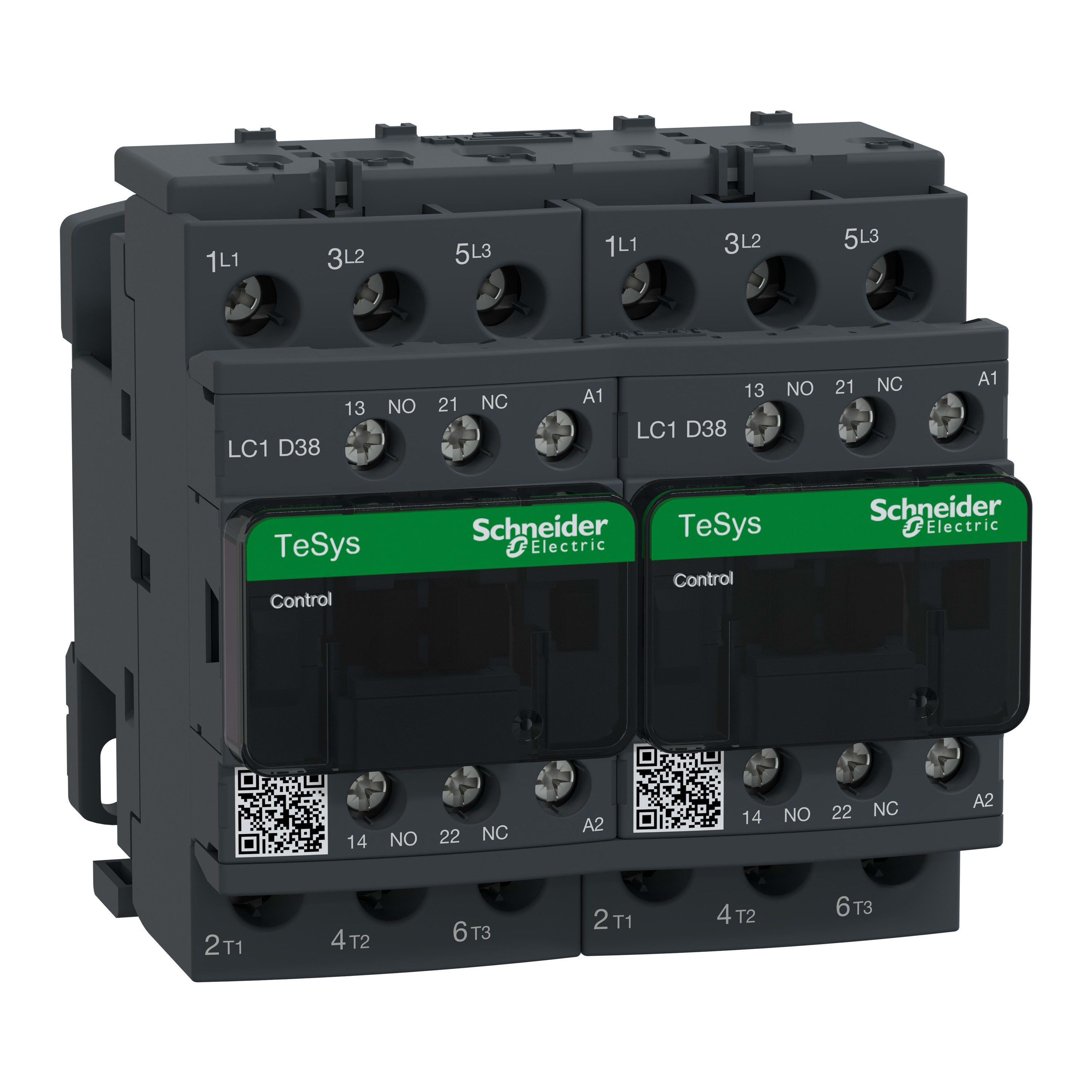 Schneider Electric - TeSys LC2D - contacteur inverseur - 3P - AC-3 440V - 38A - bobine 110Vca