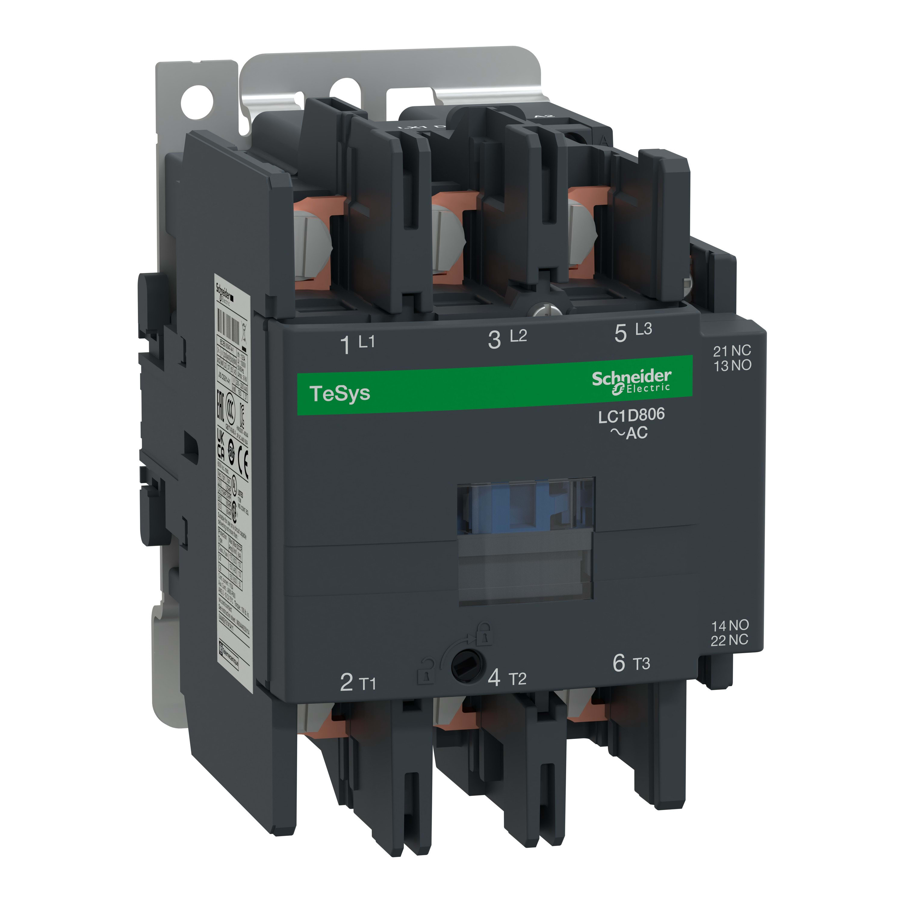 Schneider Electric - TeSys LC1D - contacteur - 3P - AC-3 440V - 80A - bobine 220Vca