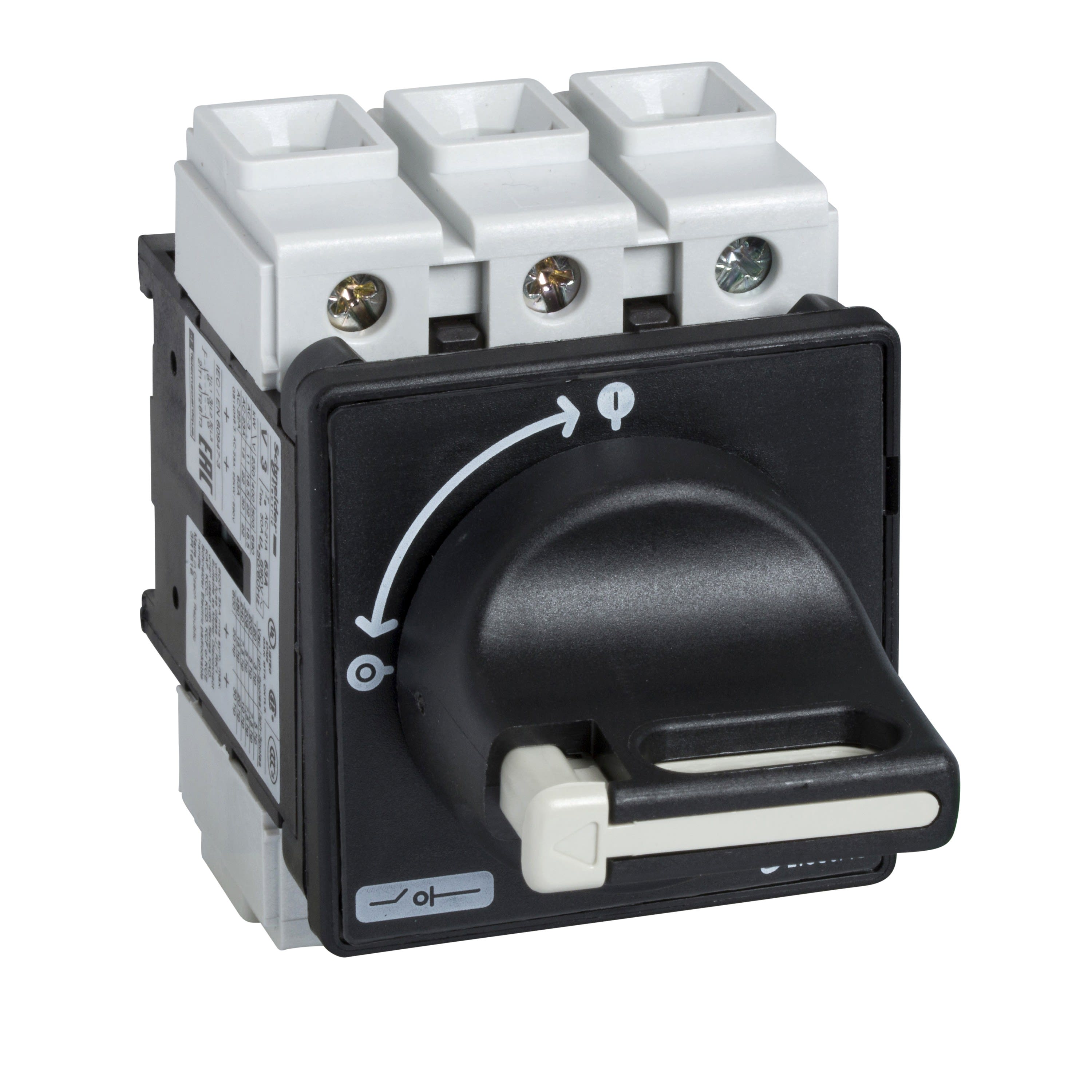 Schneider Electric - TeSys VBD - inter.-sectionneur - 3P - 690V 25A - poignée noire cadenassable