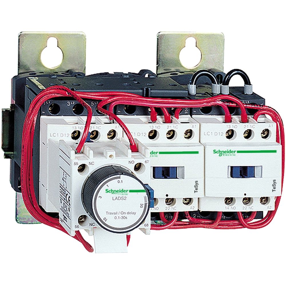 Schneider Electric - TeSys LC3D - démarreur étoile triangle sur platine - bobine 230Vca