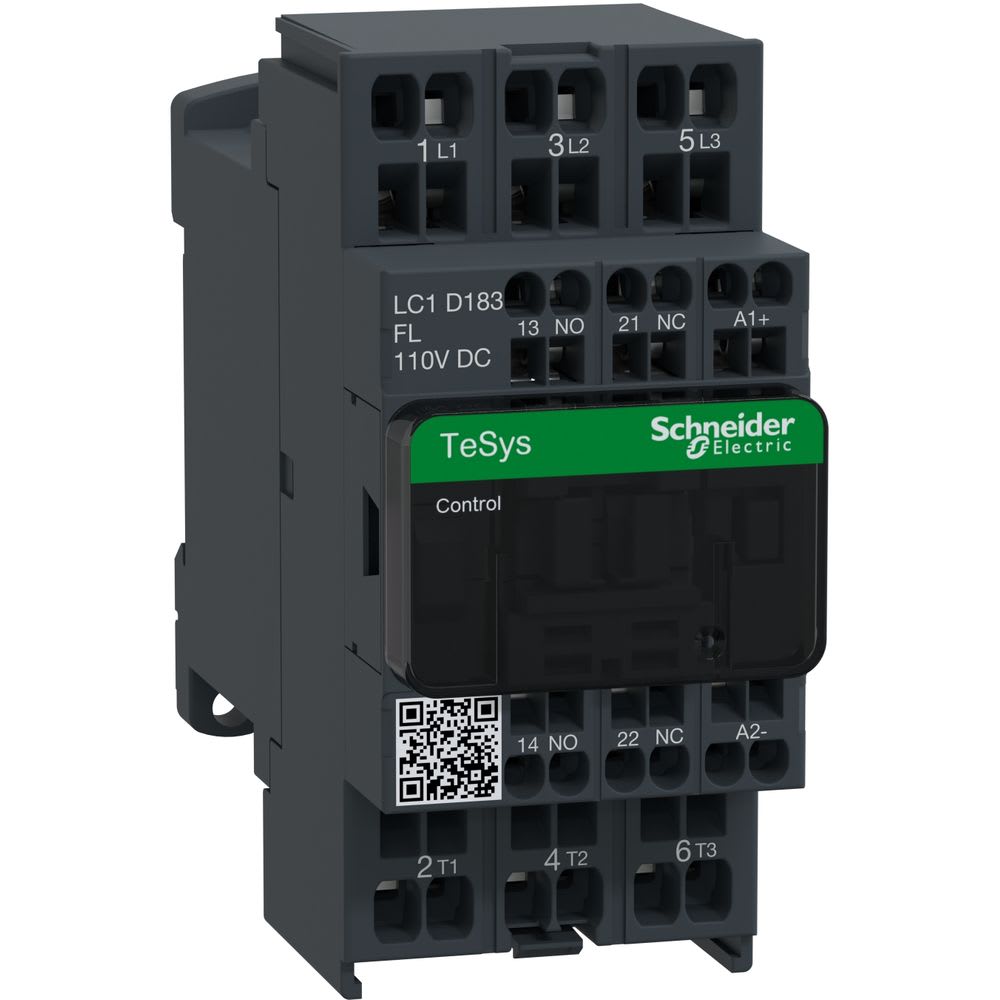 Schneider Electric - TeSys LC1D - contacteur - 3P - AC-3 440V - 18A - bobine 110Vcc
