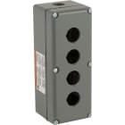 Schneider Electric - Harmony 9001KY - boîte à boutons vide - métallique - 4 perçages horizontaux