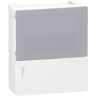 Schneider Electric - Pragma - mini coffret en saillie - 1x8 mod. - portillon transp - bornier terre