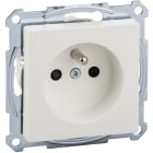 Schneider Electric - Merten M-Plan - prise 2P+T - NF - borne auto - blanc polaire brillant