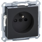 Schneider Electric - Merten M-Plan - prise 2P+T - NF - borne auto - anthracite