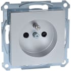 Schneider Electric - Merten M-Plan - prise 2P+T - NF - borne auto - aluminium