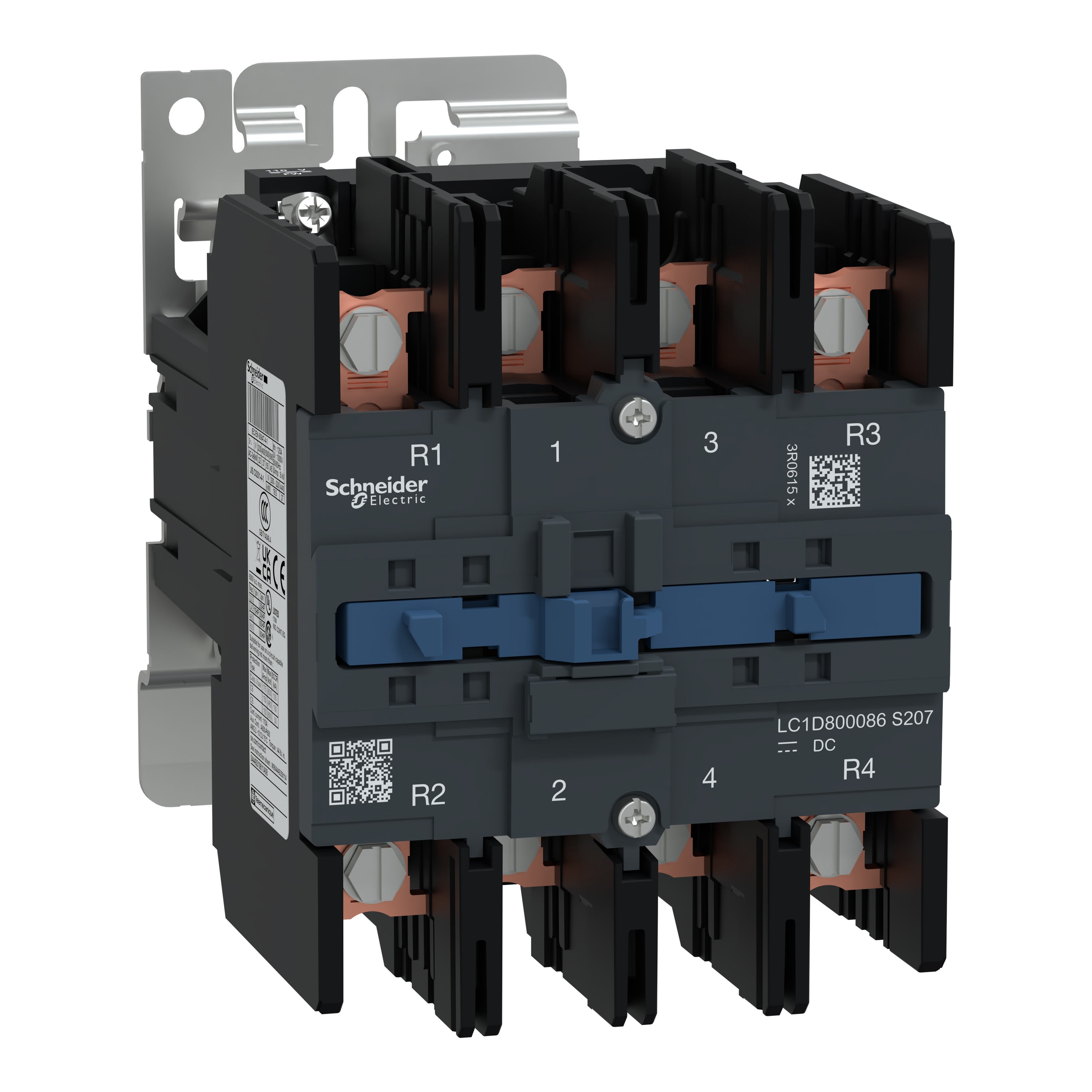 Schneider Electric - TeSys D - contacteur S207 - 4P (2F+2O) AC-1 - 125A <=440V - 110Vcc
