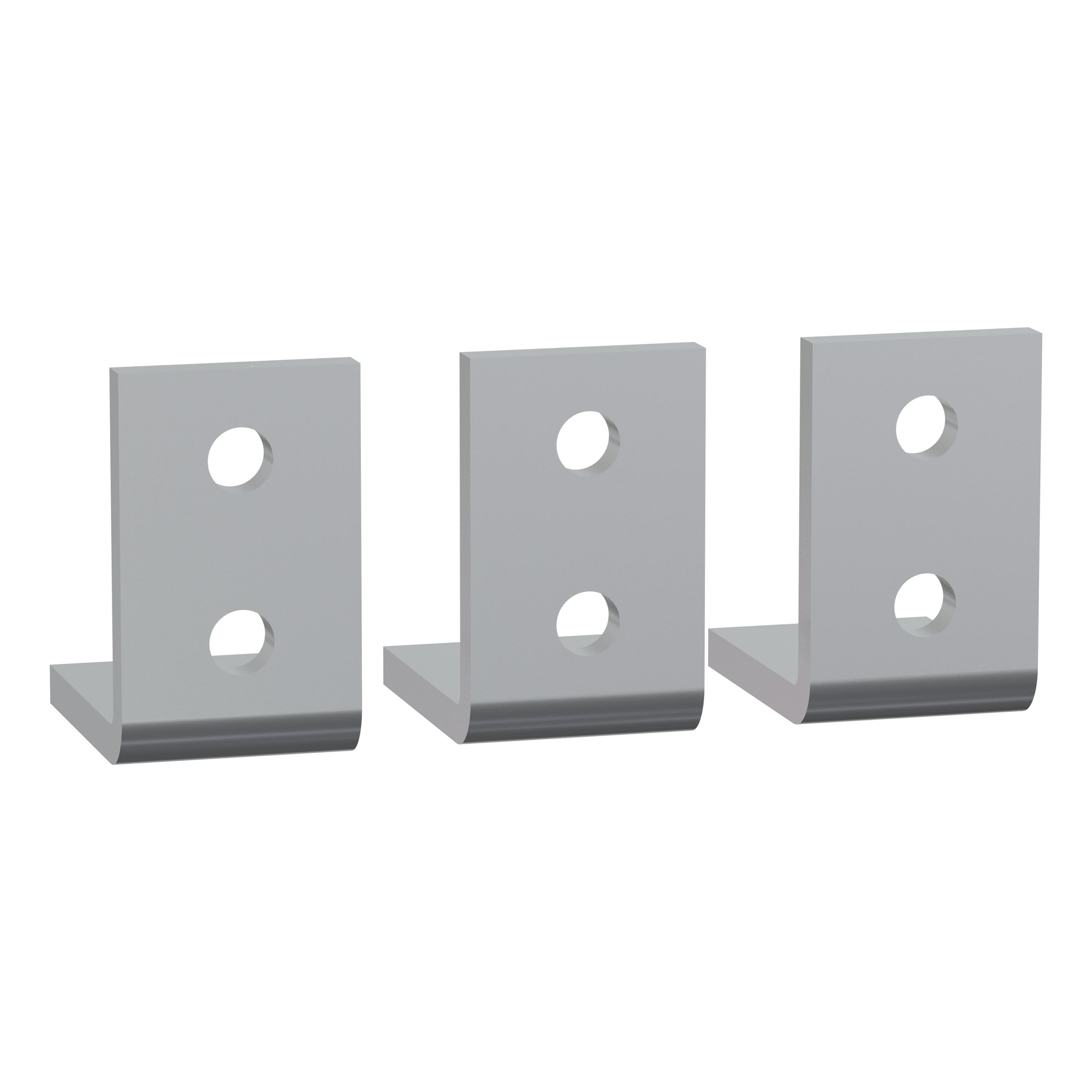 Schneider Electric - TeSys Giga - Equerre de raccordement latéral pour contacteur G630-800 -jeu de 3