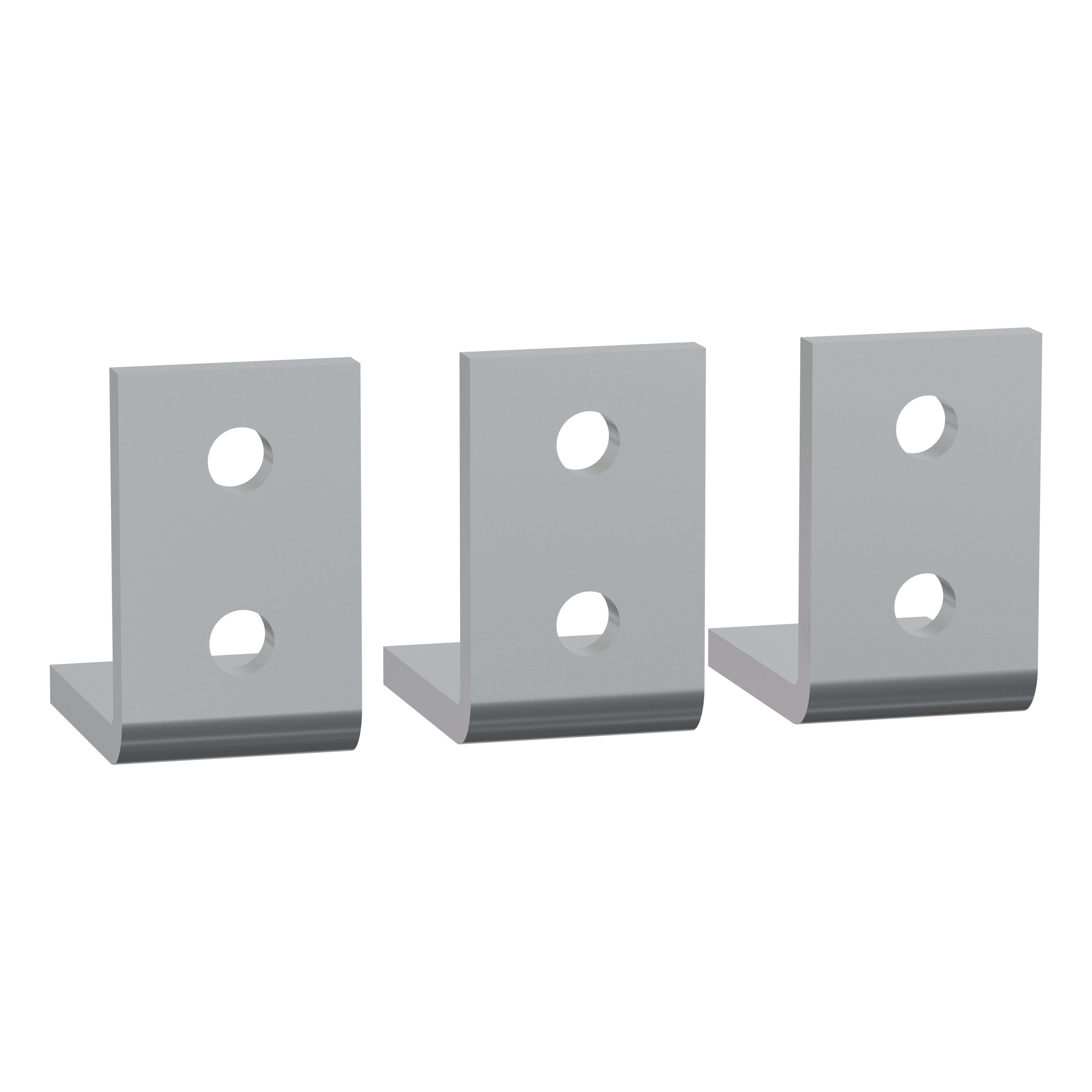 Schneider Electric - TeSys Giga - Equerre de raccordement latéral pour contacteur G630-800 -jeu de 3