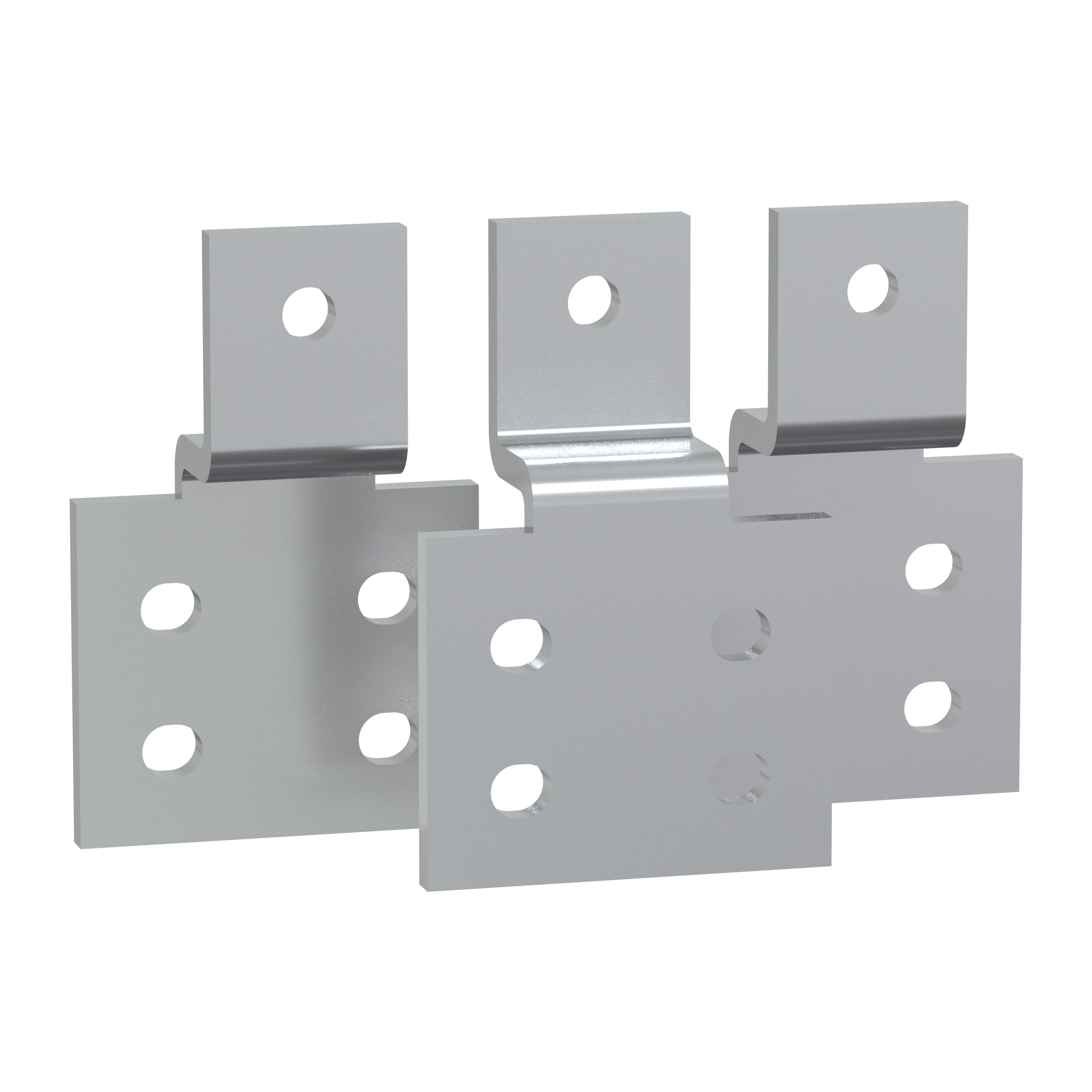 Schneider Electric - TeSys Giga - Equerre de raccordement large pour contacteur G630-800 - jeu de 3