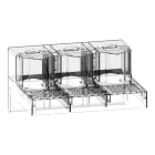 Schneider Electric - Cache-bornes 3 pôles TeSys G630-800