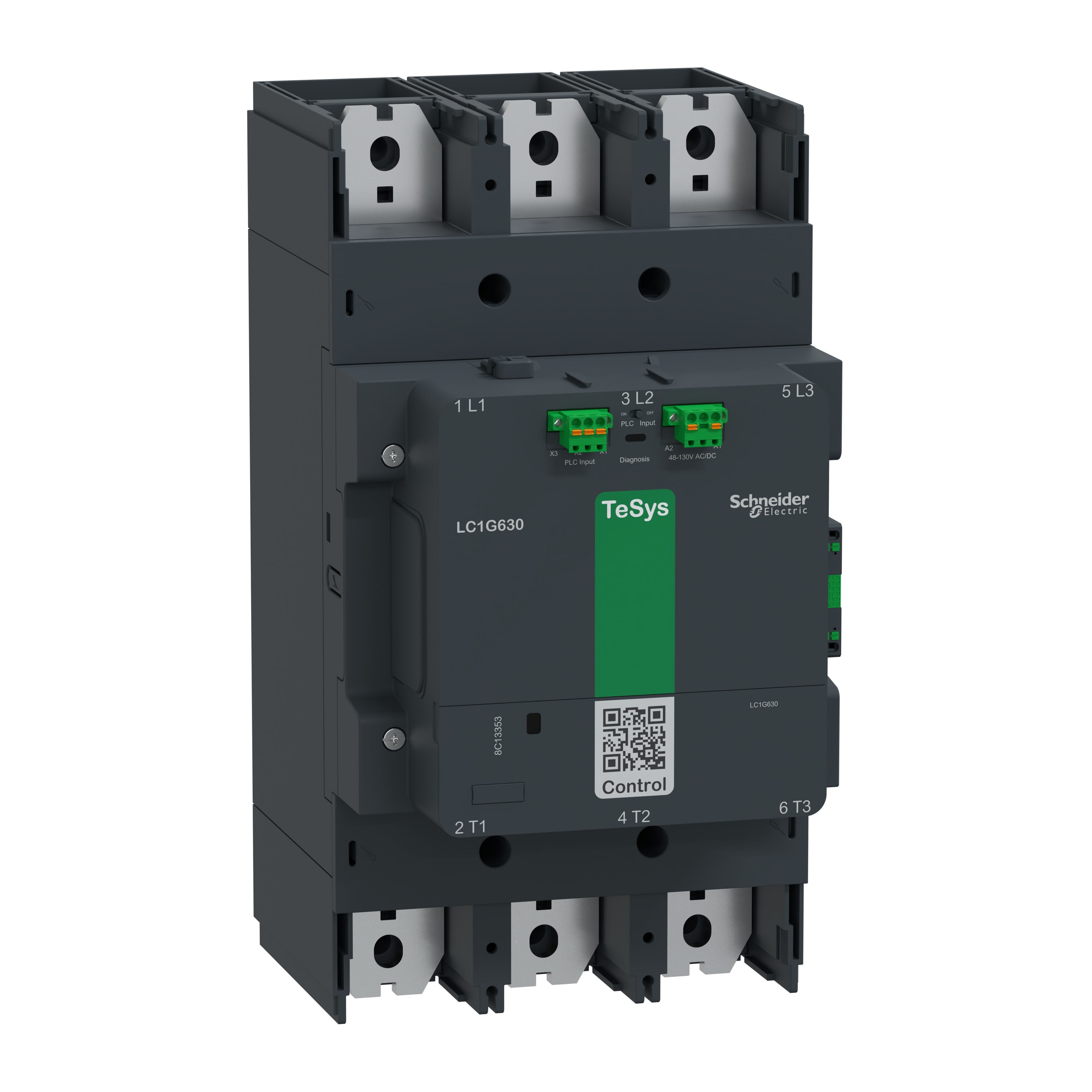 Schneider Electric - Contacteur TeSysG630 3P Advanced 200-500V ACDC