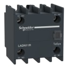 Schneider Electric - TeSys D - bloc contacts aux frontaux - 1F+1O - bornes vis-étriers - 17V/1mA
