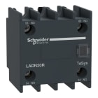 Schneider Electric - TeSys D - bloc contacts aux frontaux - 2F - bornes vis-étriers - 17V/1mA