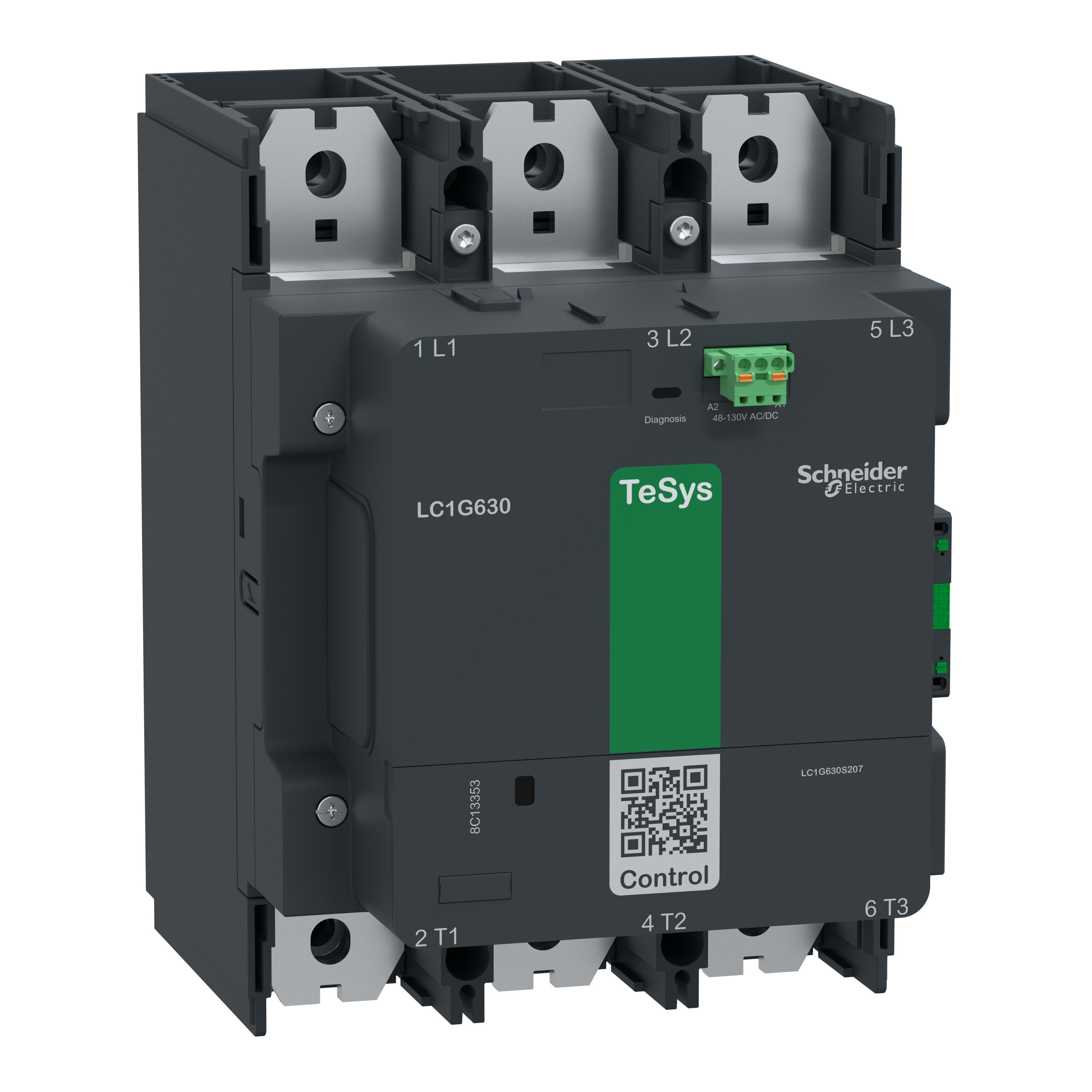Schneider Electric - Contacteur TeSys LC1G 800A 440V 4P AC3 Standard 48-130V AC-DC ferroviaire