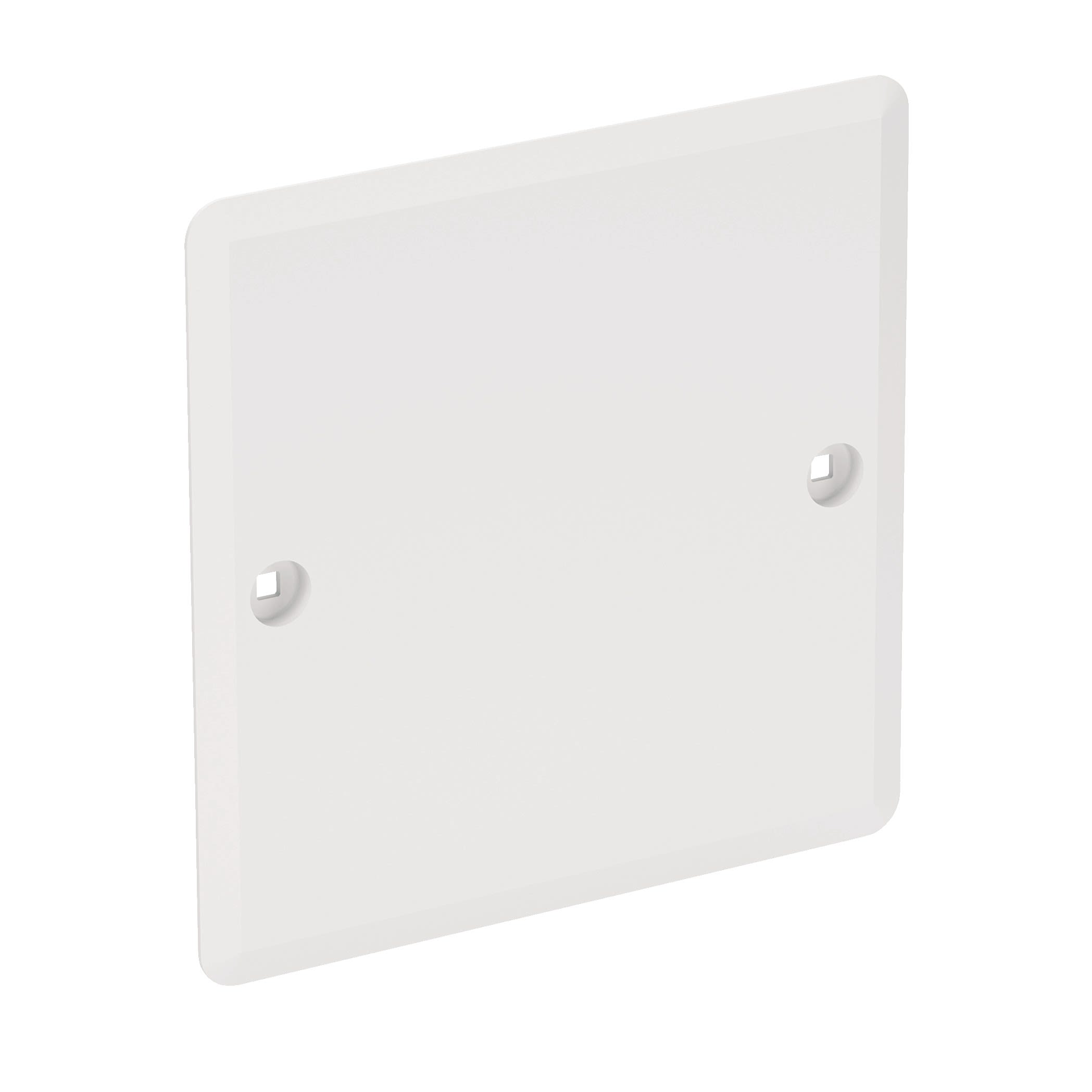 Schneider Electric - Multifix - couvercle pour boîte d?encastrement - 100x100x4mm - carré - blanc