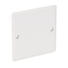 Schneider Electric - Multifix - couvercle pour boîte d?encastrement - 100x100x4mm - carré - blanc