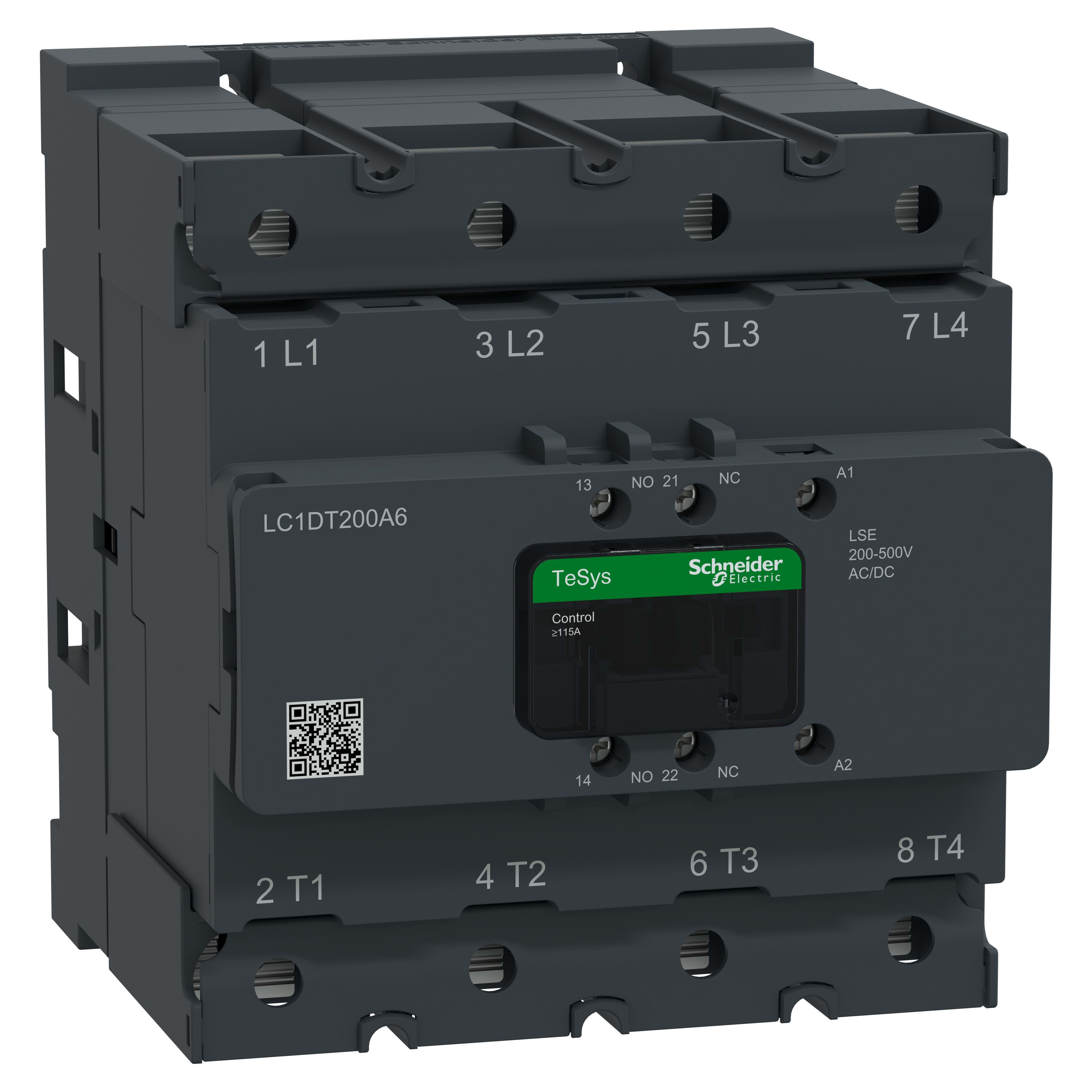 Schneider Electric - TeSys Deca Advanced - CTR Deca 200A 4P 200-500V ACDC