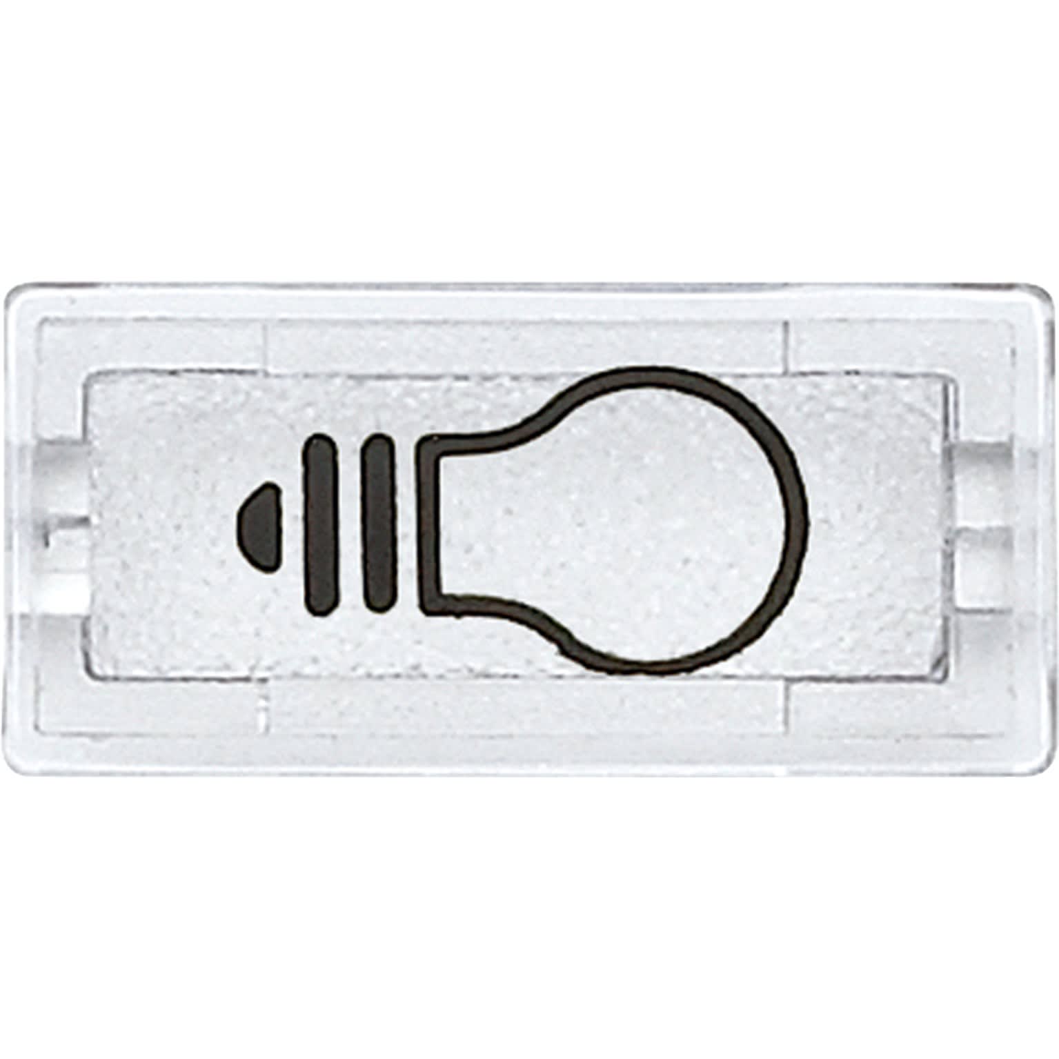 Schneider Electric - D-Life - symbole de rechange hublot d'enjoliveur - transparent picto ampoule