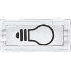 Schneider Electric - D-Life - symbole de rechange hublot d'enjoliveur - transparent picto ampoule