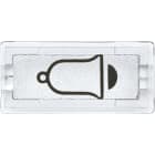Schneider Electric - D-Life - symbole de rechange hublot d'enjoliveur - transparent picto carillon