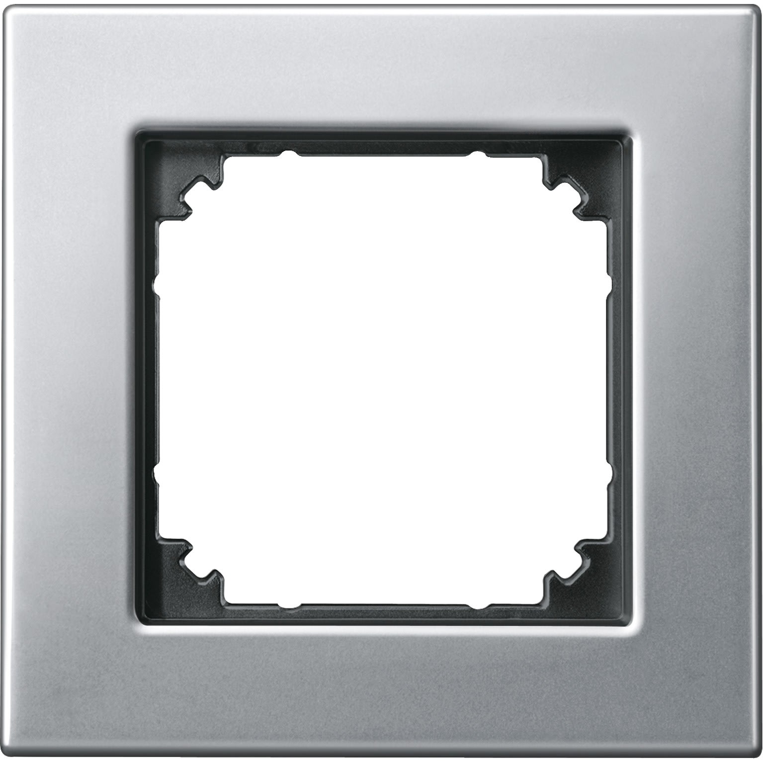 Schneider Electric - System M - M Elegance - Plaque de finition - 1 poste - aluminium