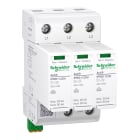 Schneider Electric - Acti9 IPRD1 C25r - Parafoudre Type 1+2 - 18mm - 3P - Imp=25kA/In=20kA/Icc=50kA