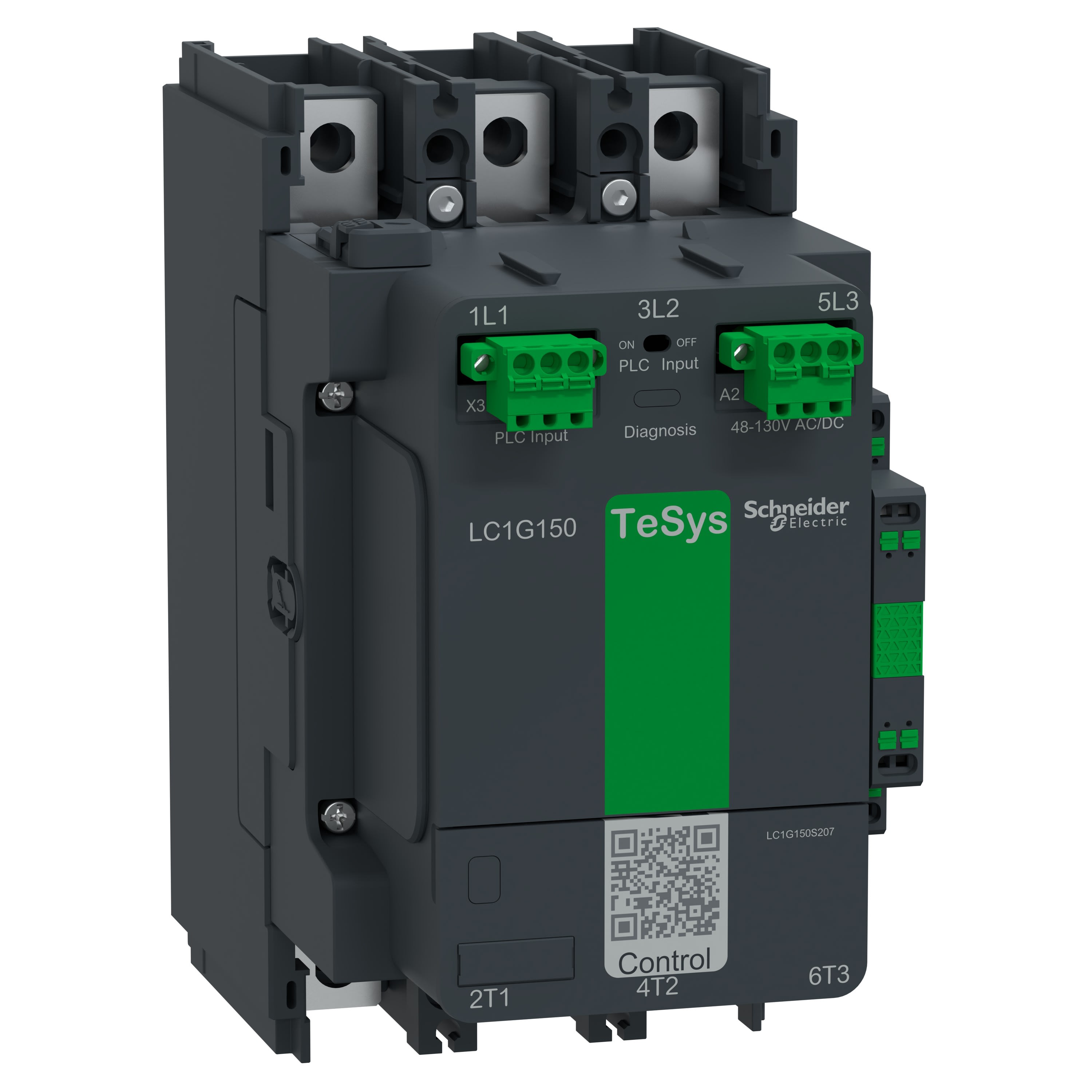 Schneider Electric - TeSys Giga, 3P(3NO), 150A, bobine AC/DC 48V?130V, application SNCF, Avanced