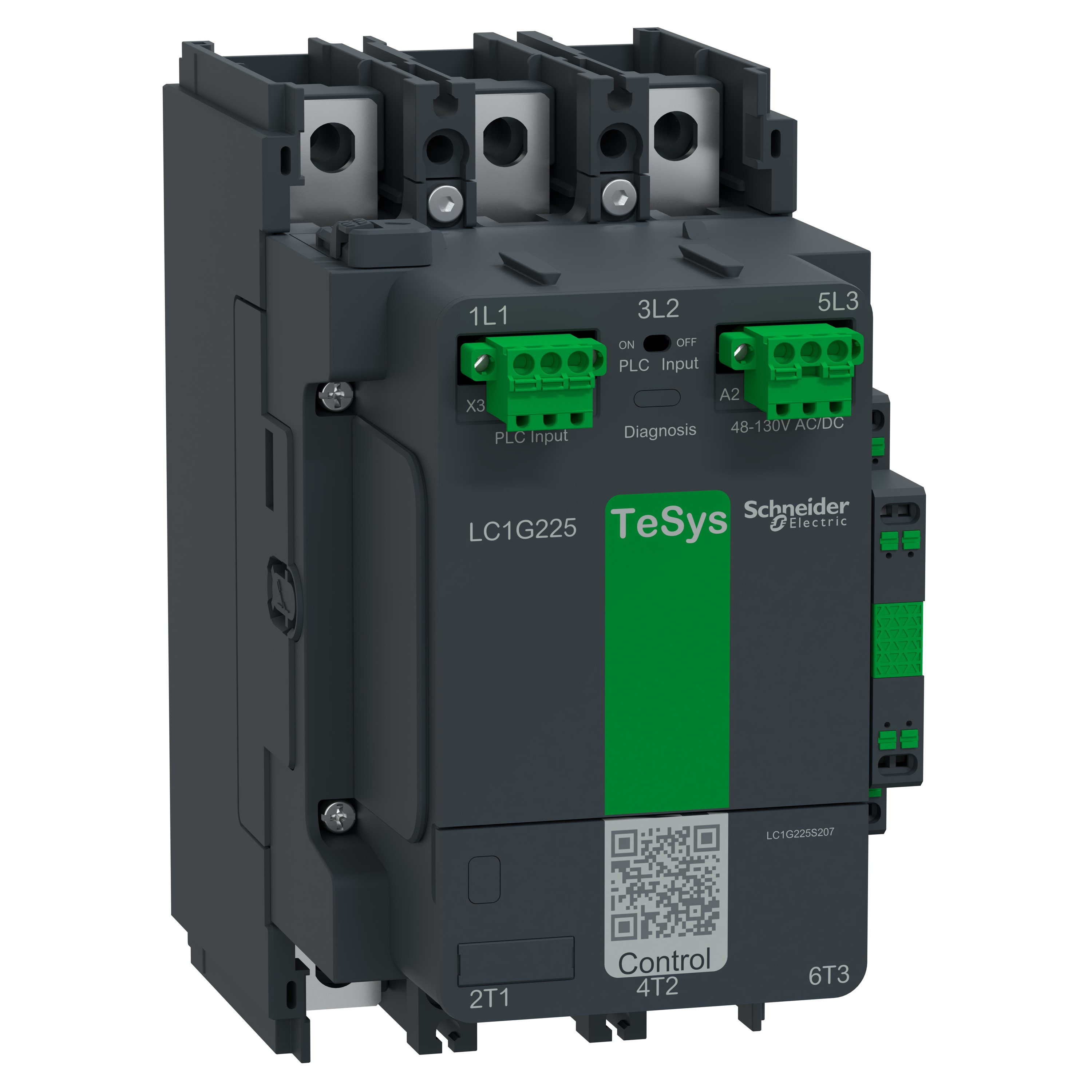 Schneider Electric - TeSys Giga, 3P(3NO), 225A, bobine AC/DC 48V?130V, application SNCF, Avanced