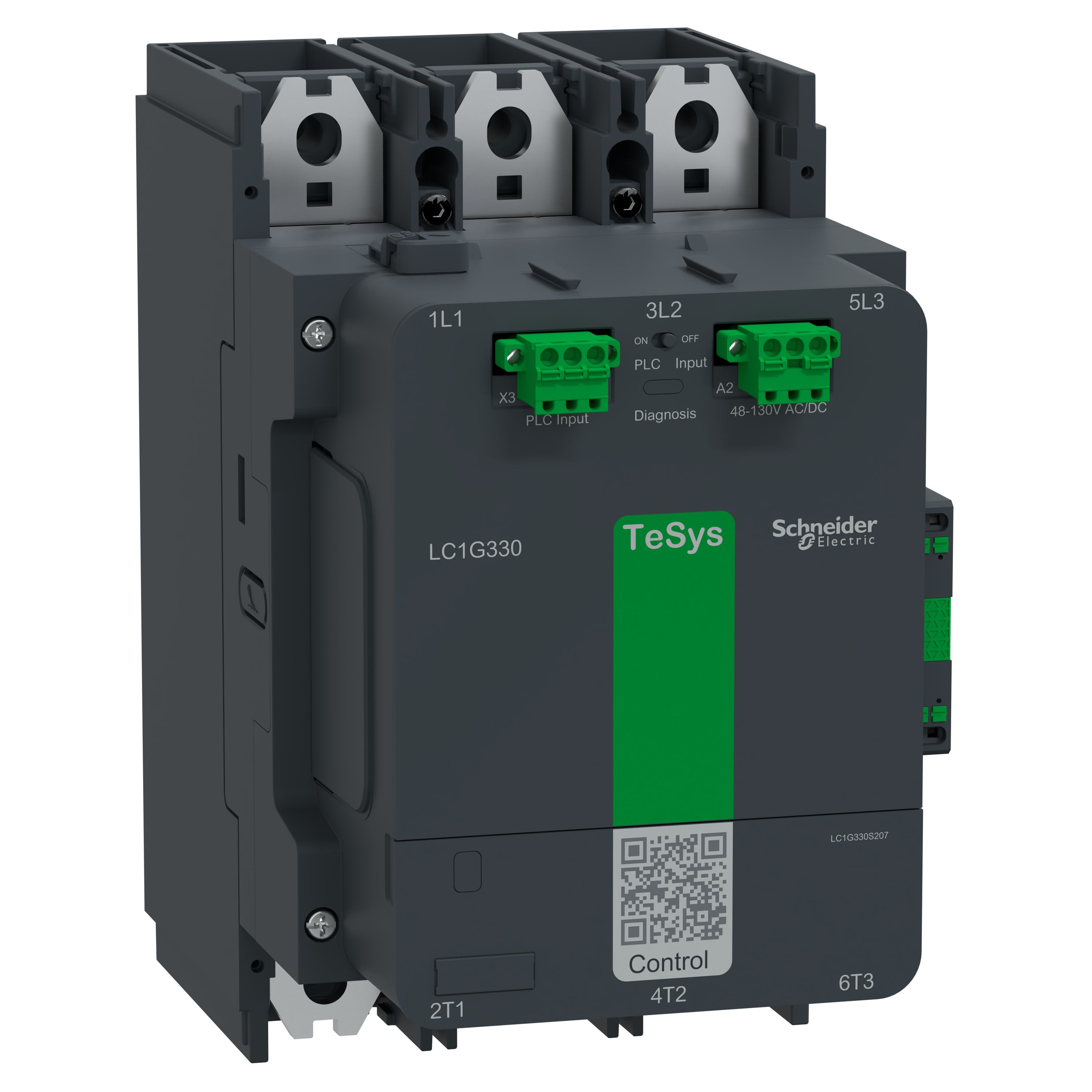 Schneider Electric - TeSys Giga, 3P(3NO), 330A, bobine AC/DC 48V?130V, application SNCF, Avanced