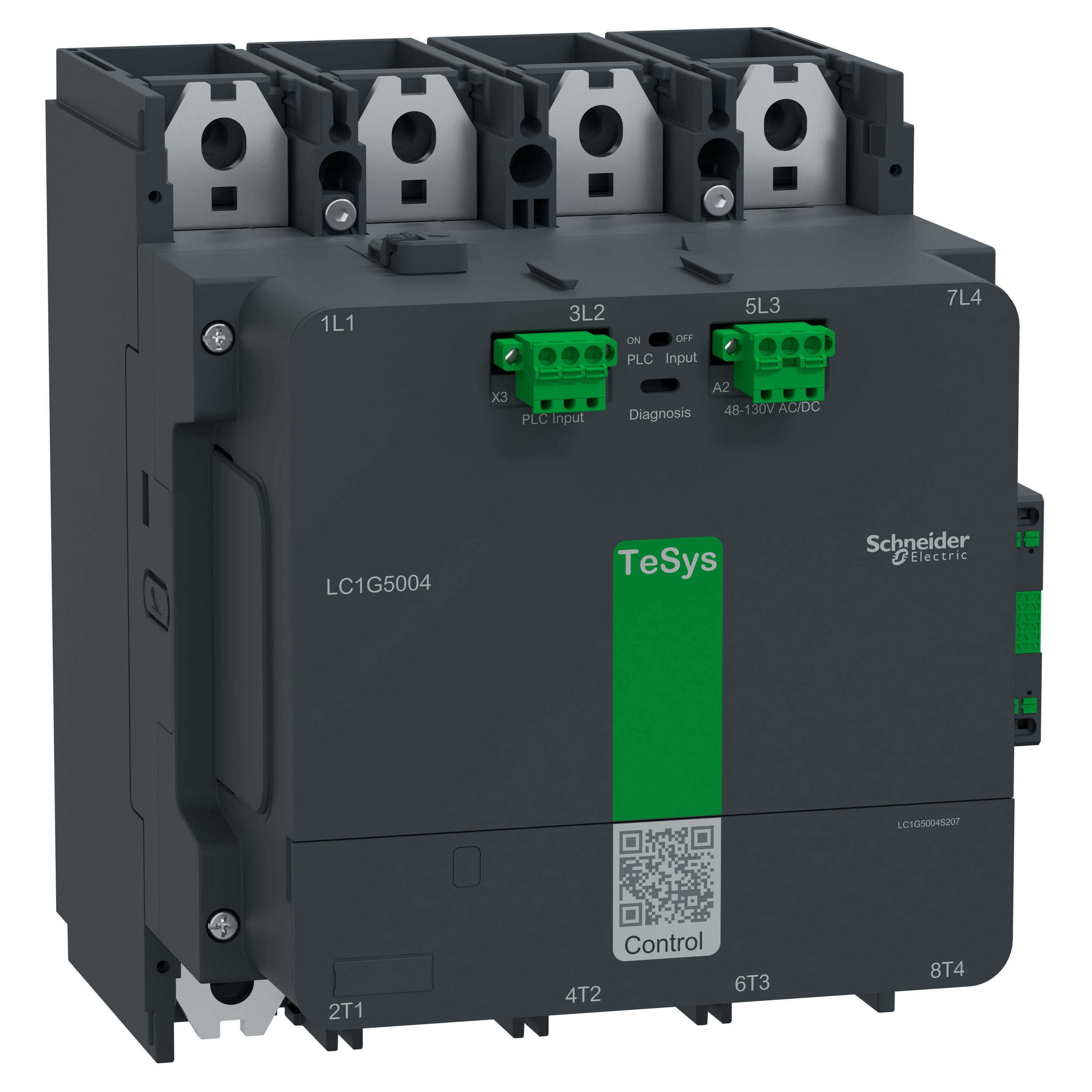 Schneider Electric - TeSys Giga, 4P(4NO), 500A, bobine AC/DC 48V?130V, application SNCF, Avanced
