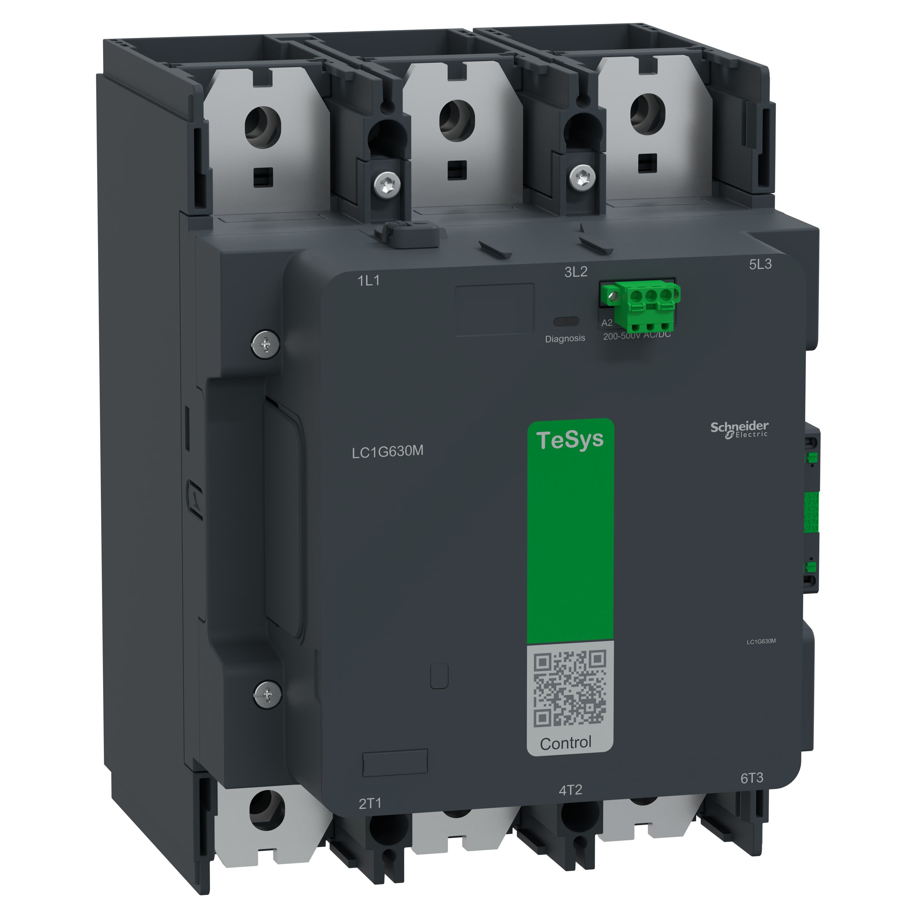 Schneider Electric - TeSys Giga, 3P(3NO), 630A, bobine AC/DC 200V?500V, Com ModBus, standard