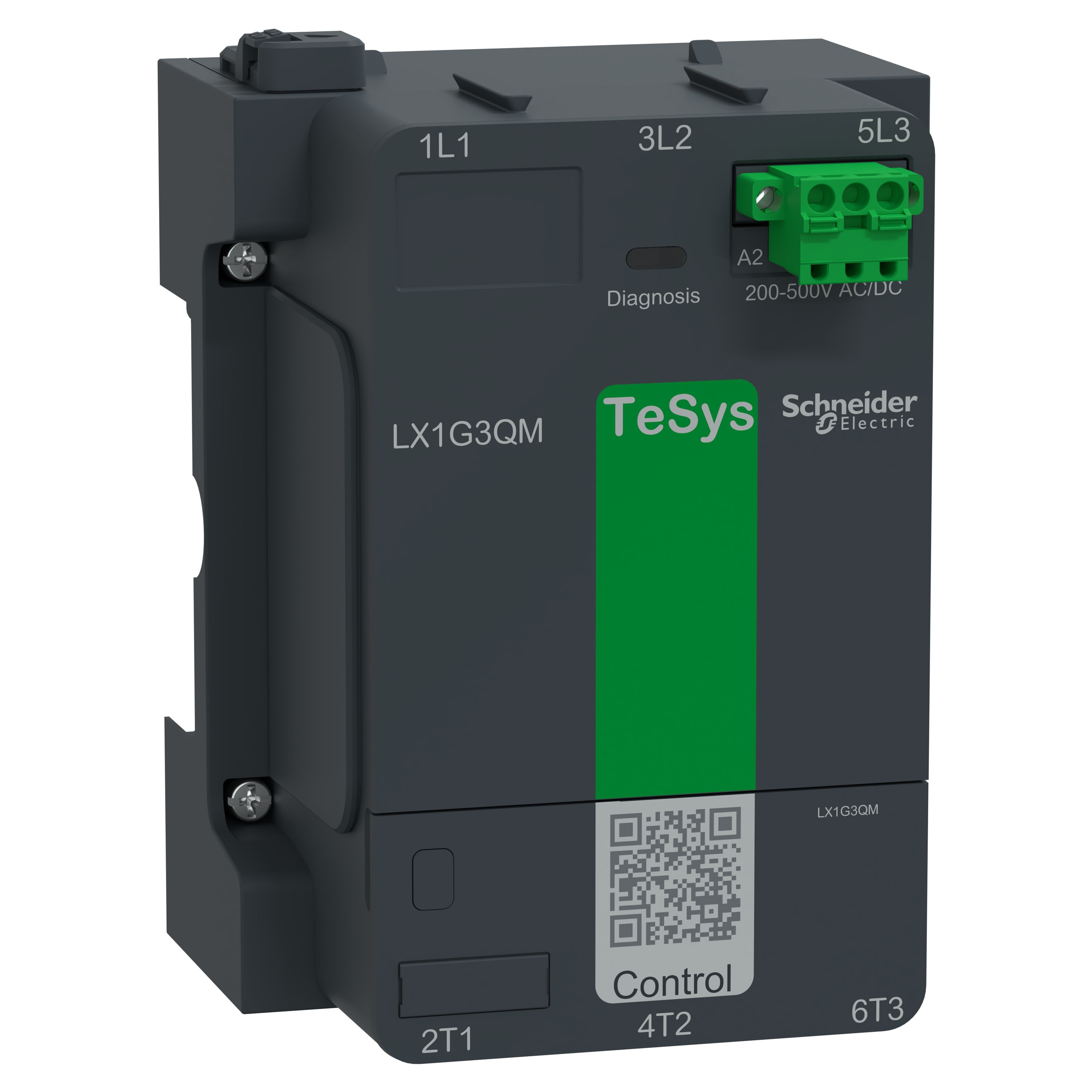 Schneider Electric - Control module LX1G pour TeSys Giga contactor LC1G115-225, 200 à 500V AC/DC