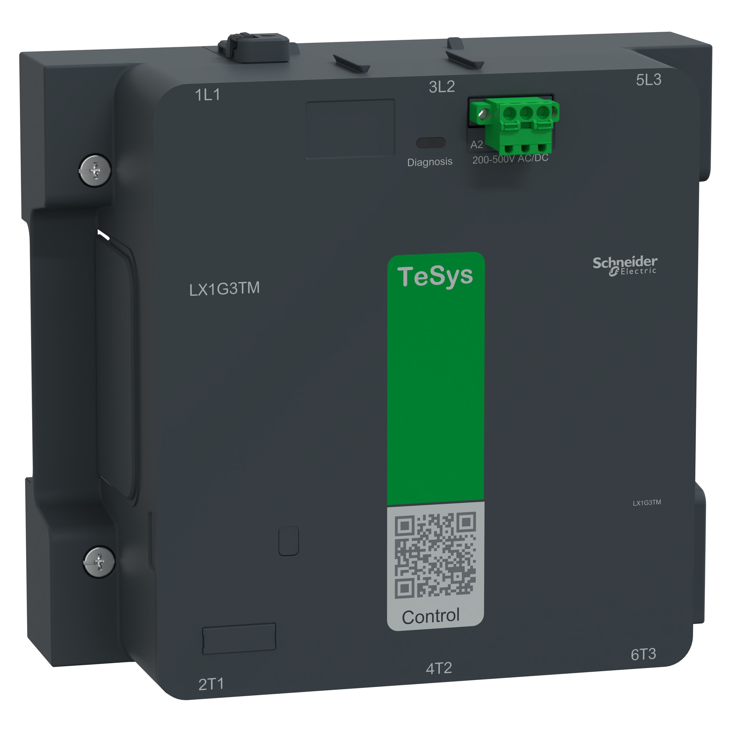 Schneider Electric - Control module LX1G pour TeSys Giga contactor LC1G630-800, 200 à 500V AC/DC