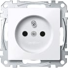 Schneider Electric - System M - Prise 2P+T - NF - borne auto - blanc antimicrobien