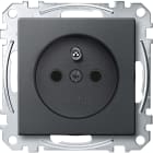 Schneider Electric - System M - Prise 2P+T - NF - borne auto - anthracite