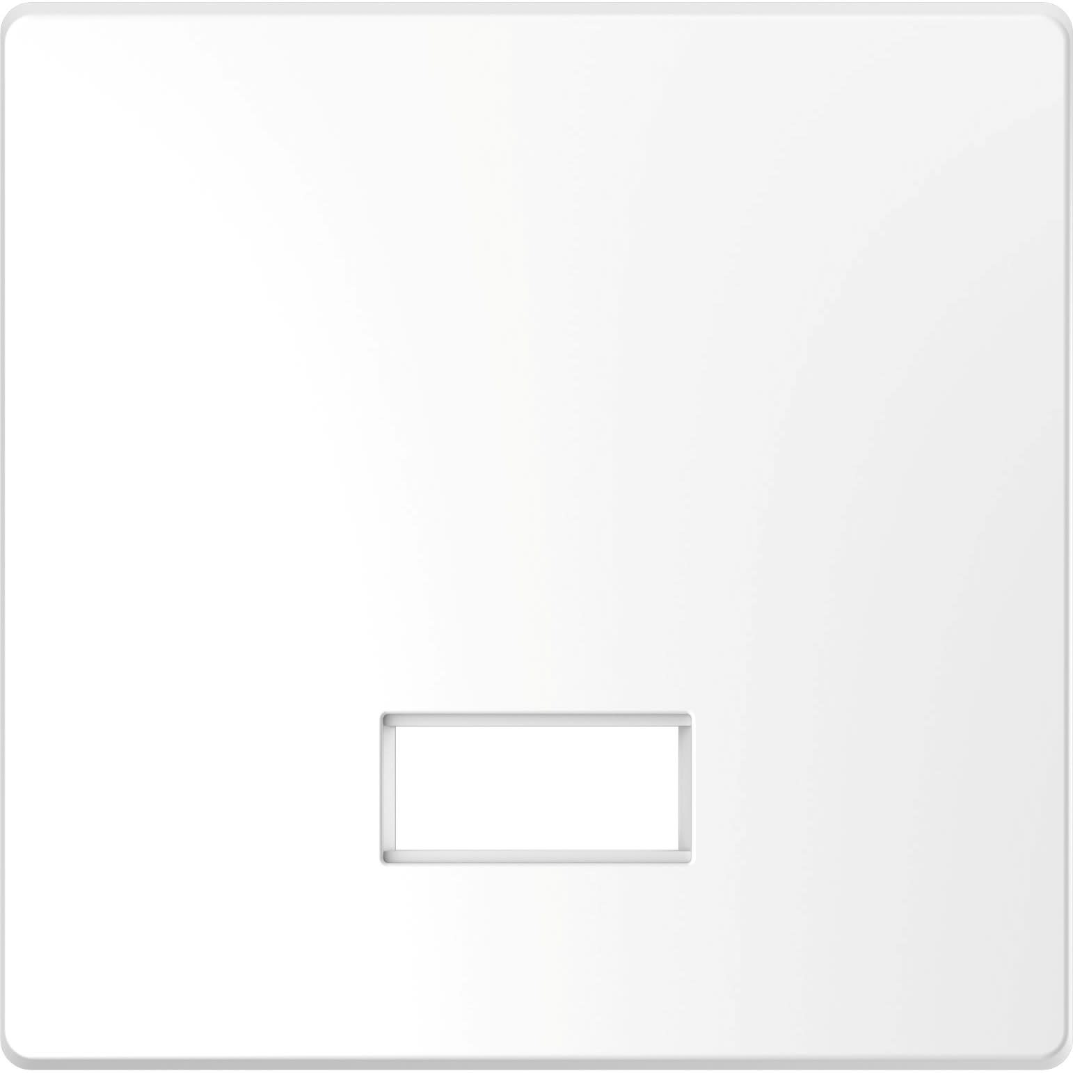 Schneider Electric - D-Life - enjoliveur pour commande simple avec hublot et symboles - blanc lotus