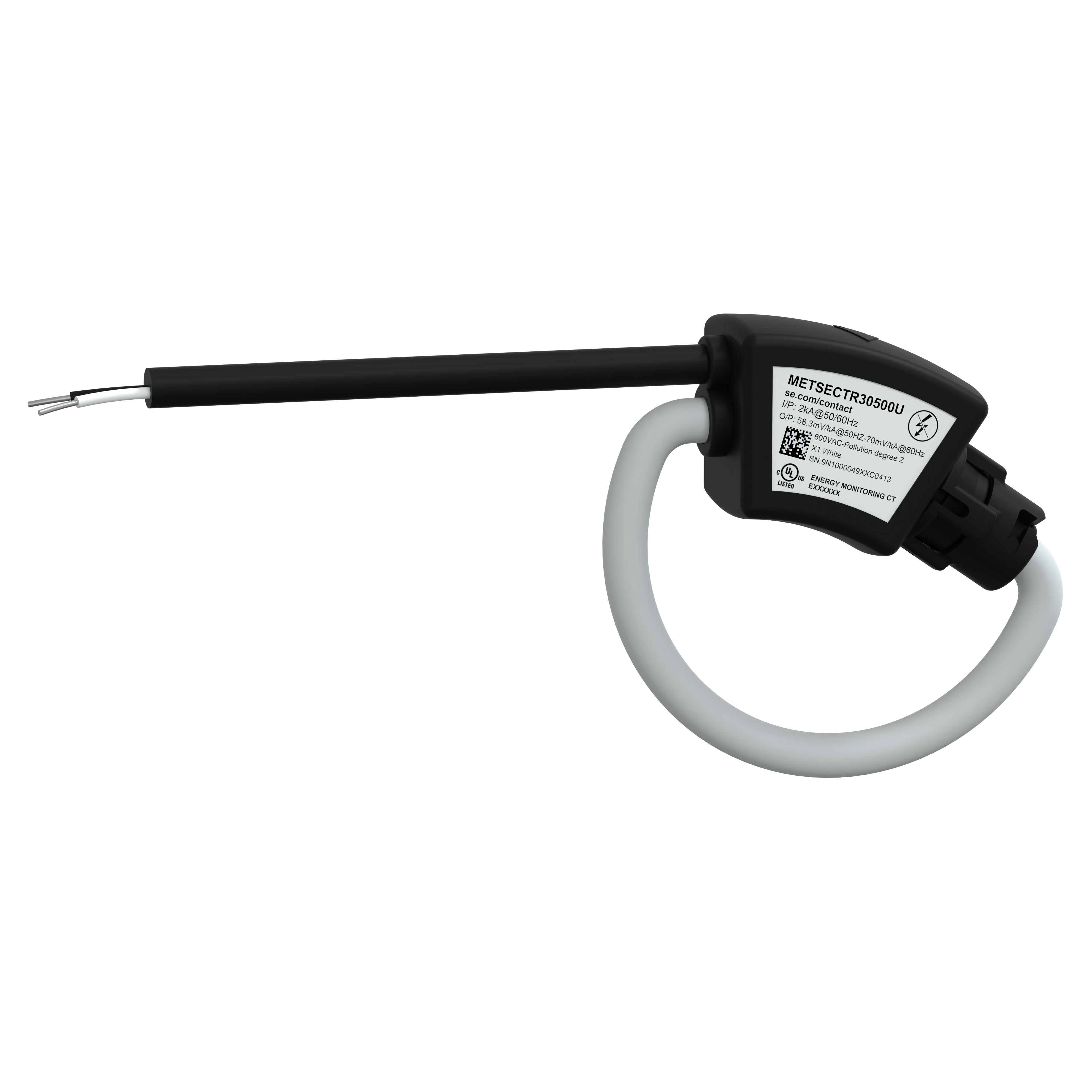 Schneider Electric - PowerLogic - transformateur de courant - tore souple ouvert - 300mm - 600V - 5kA