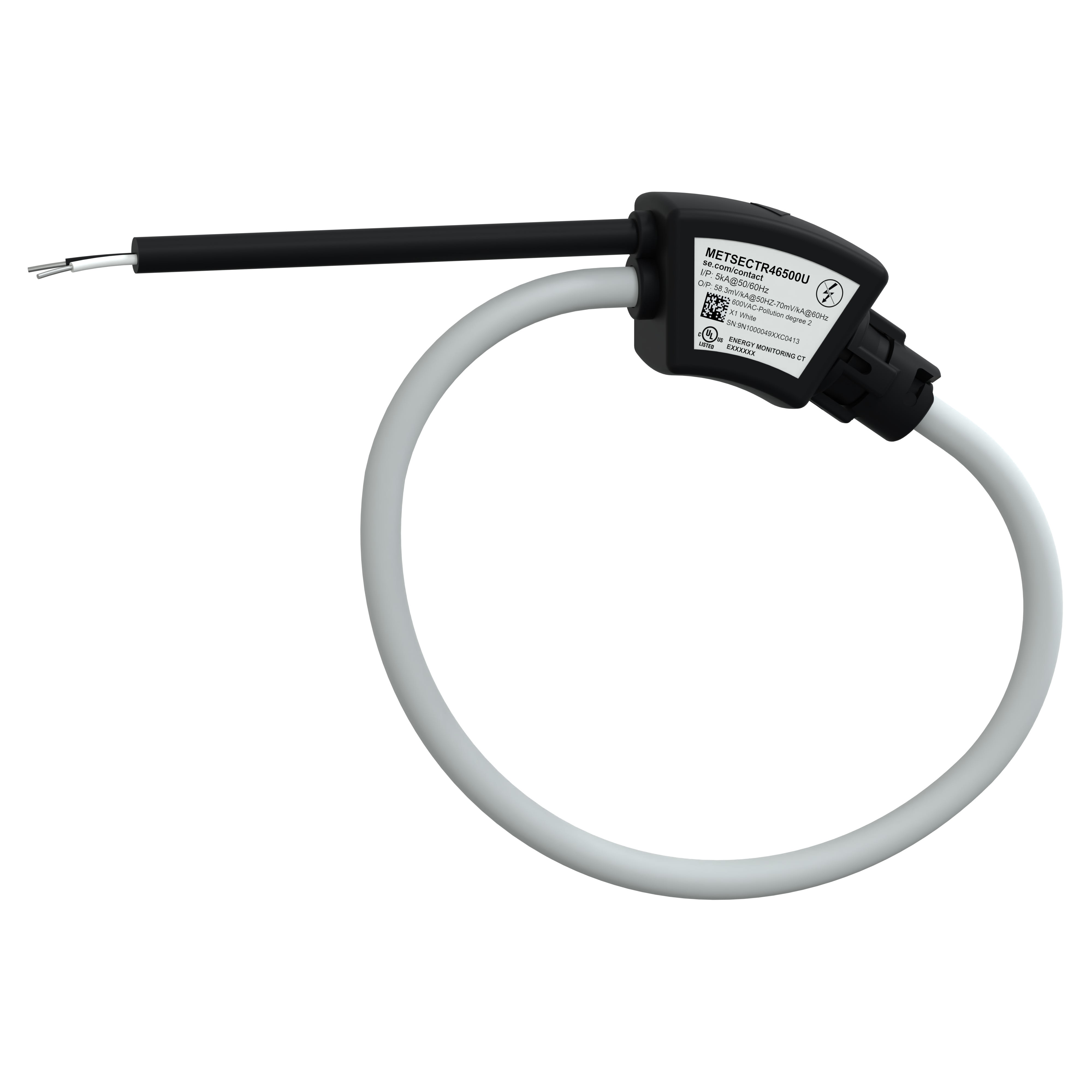 Schneider Electric - PowerLogic - transformateur de courant - tore souple ouvert - 460mm - 600V - 5kA