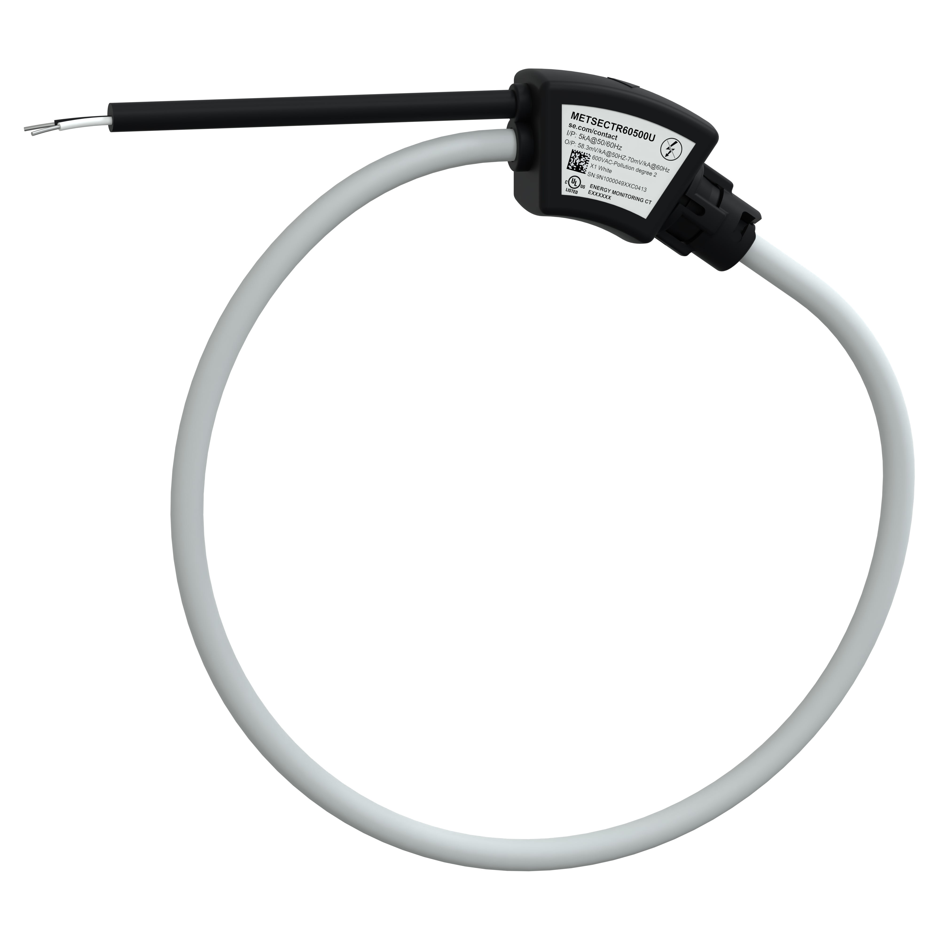 Schneider Electric - PowerLogic - transformateur de courant - tore souple ouvert - 600mm - 600V - 5kA