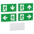 Schneider Electric - Exiway - Jeu de 5 Pictos de rechange Spot Smartbeam