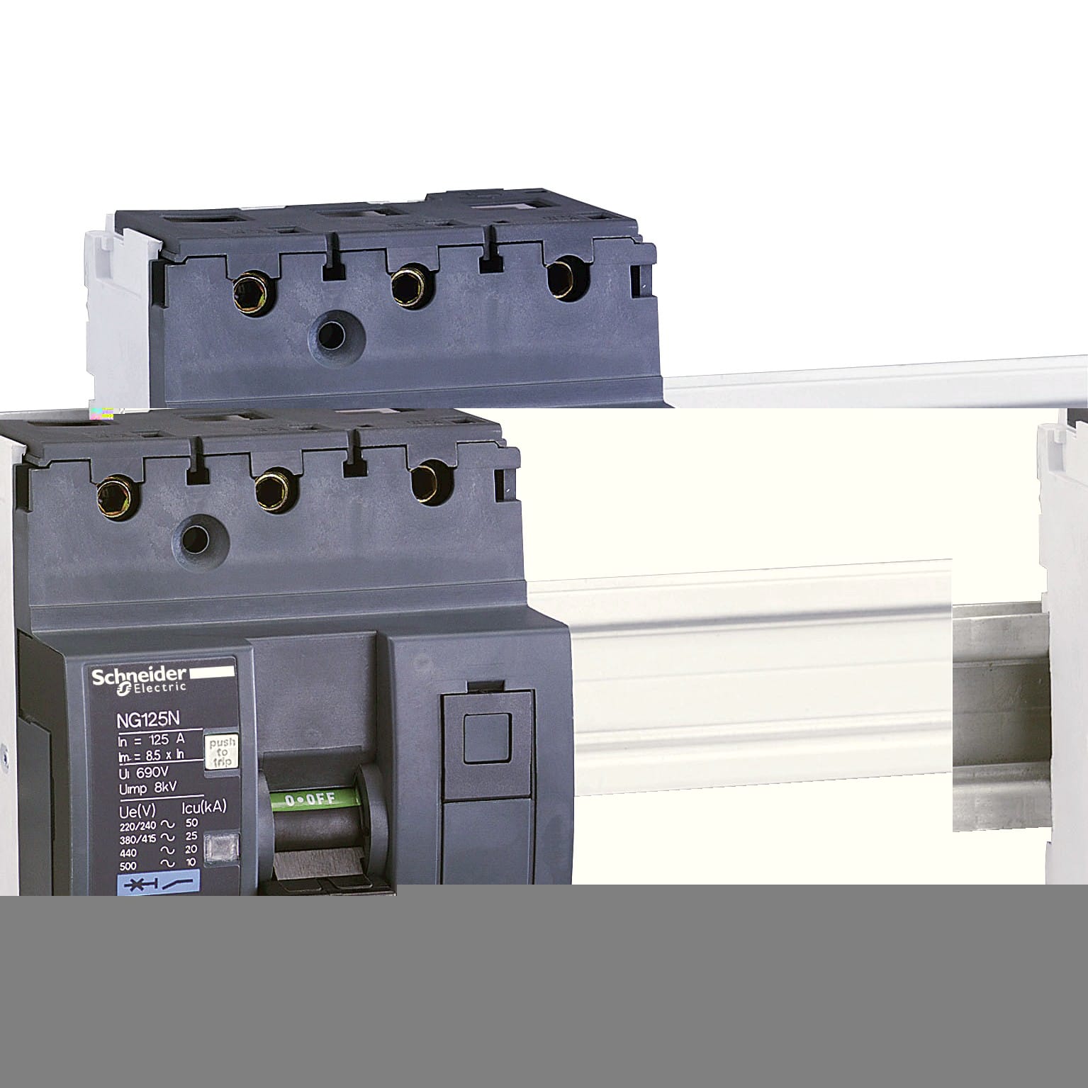 Schneider Electric - Reconditionné - Acti9 NG125N - Disjoncteur modulaire - 3P - 63A - Courbe C- 25kA