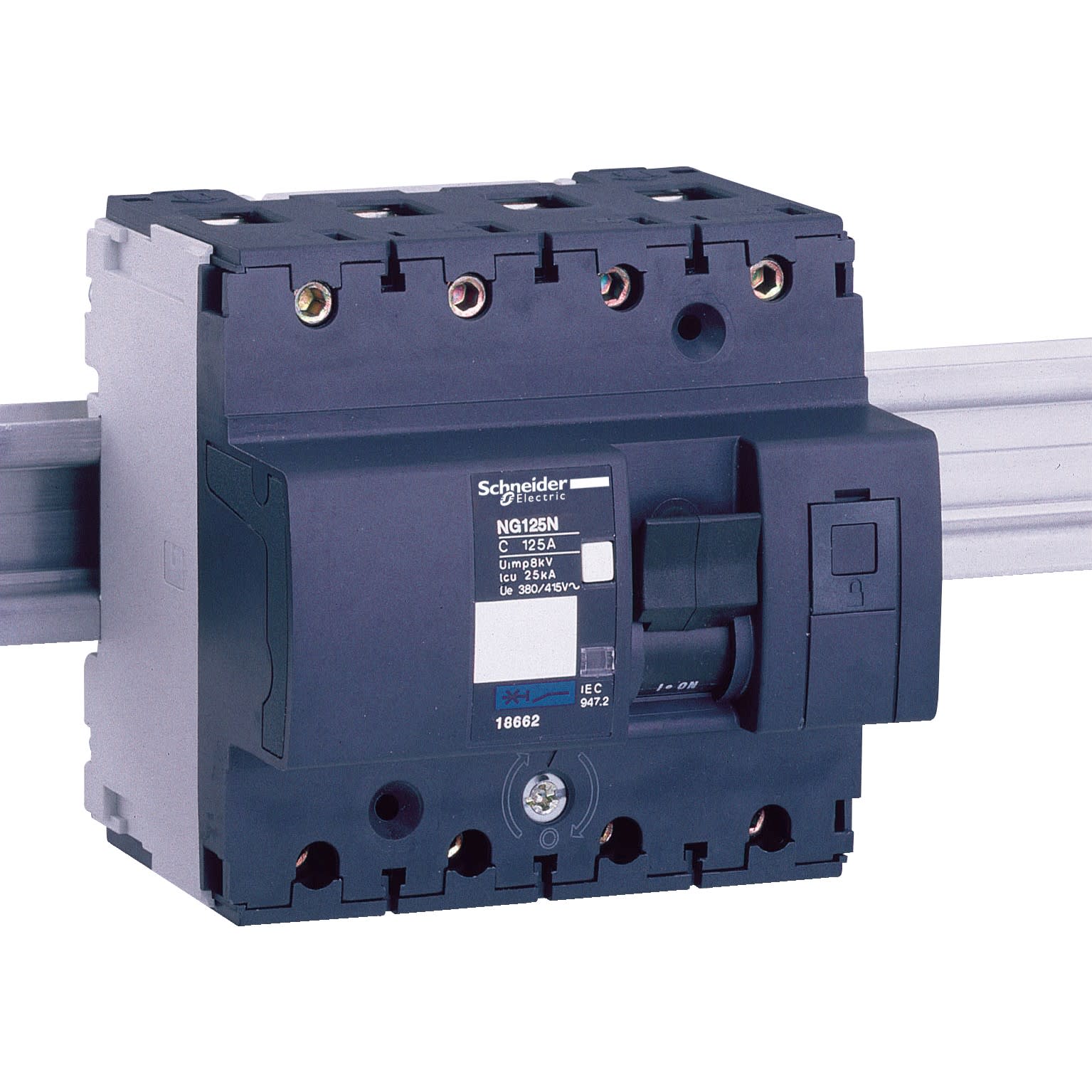 Schneider Electric - Reconditionné - Acti9 NG125L- Disjoncteur modulaire 4P 16A Courbe C 50kA