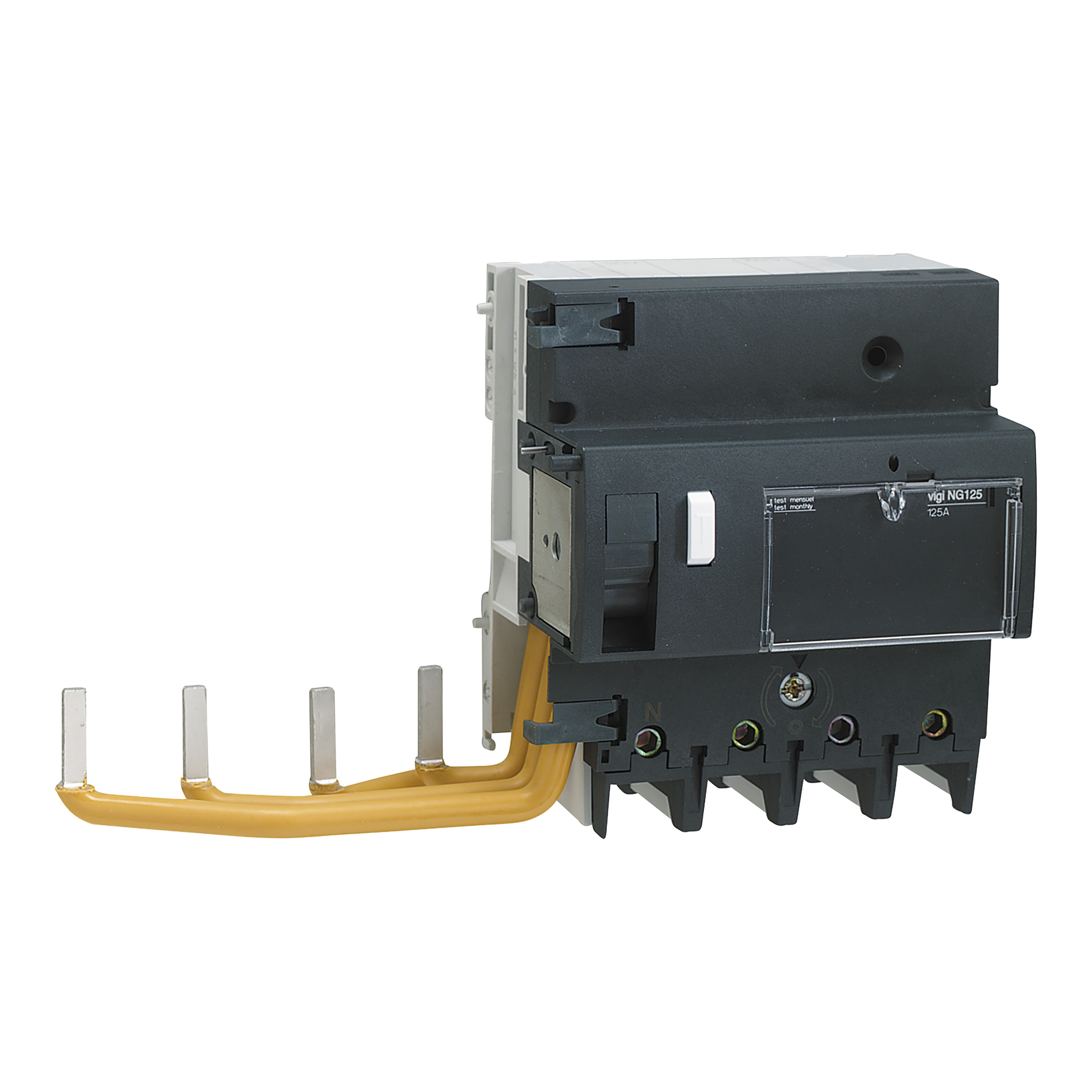 Schneider Electric - Reconditionné - Acti9 Vigi NG125 -Bloc diff. 230Vca (Ph/Ph)- 4P 125A-30mA Type A