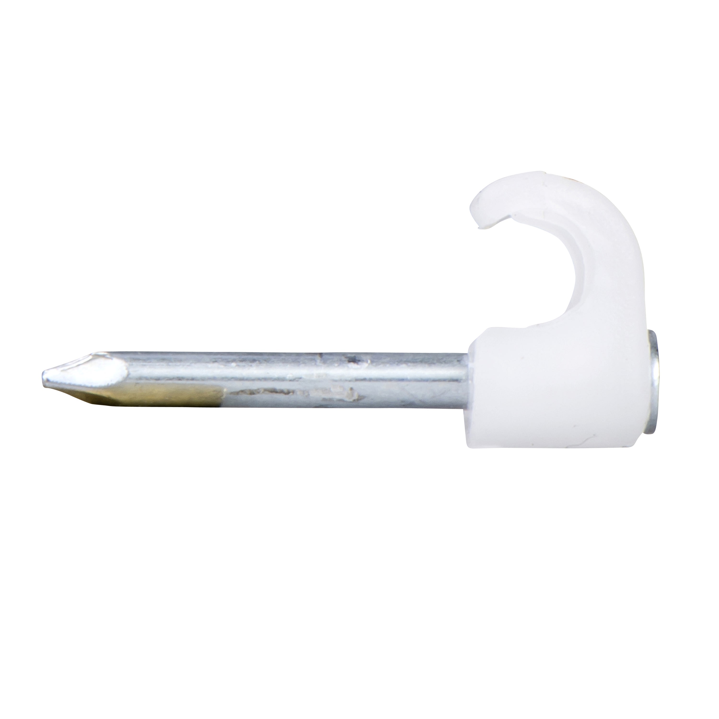 Schneider Electric - Reconditionné - Mureva Fix Clip à clou conduit Ø22-26mm - clou Ø2,5-L45mm - gris