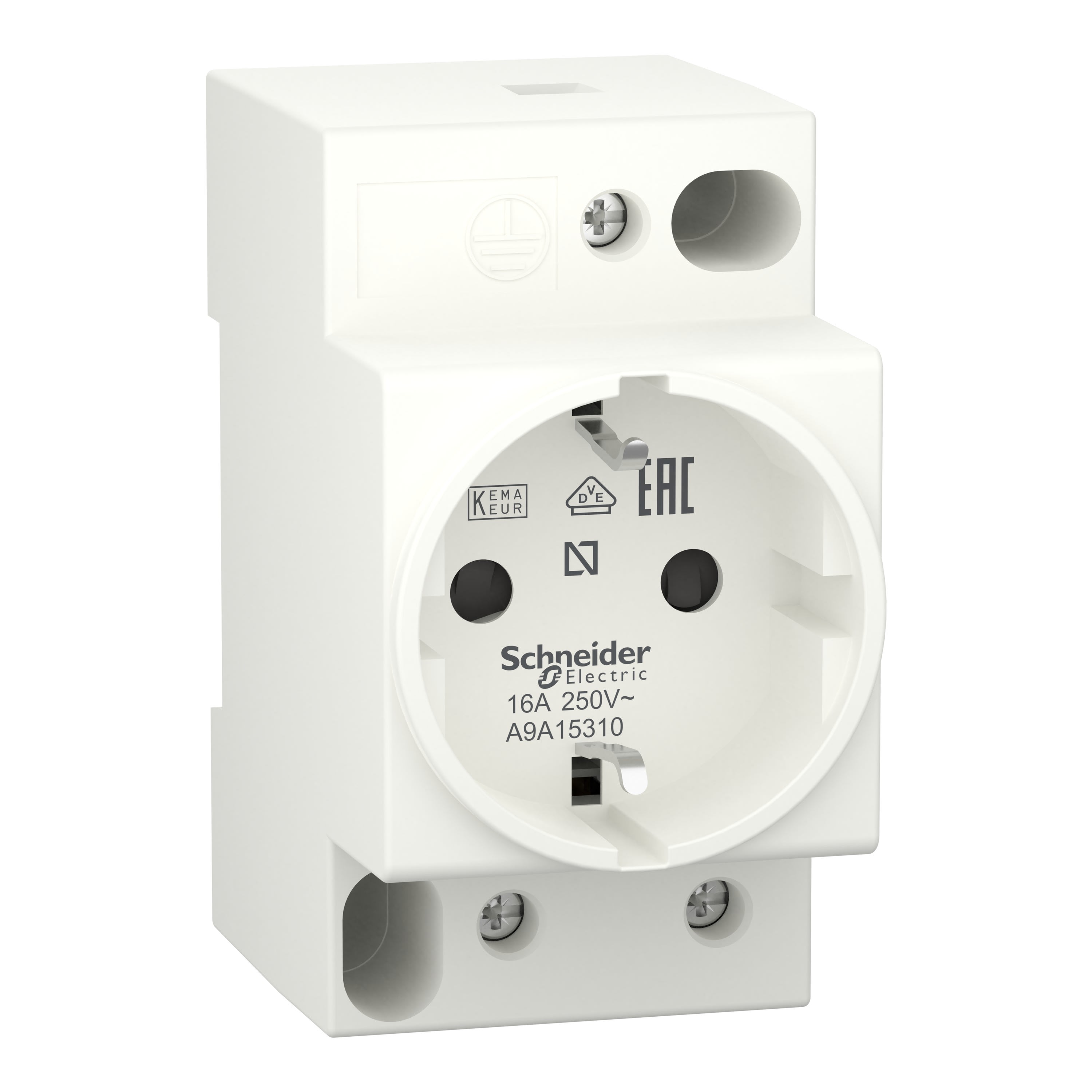 Schneider Electric - Reconditionné - Prise de courant modulaire 16A 2P+T standard allemand 250V