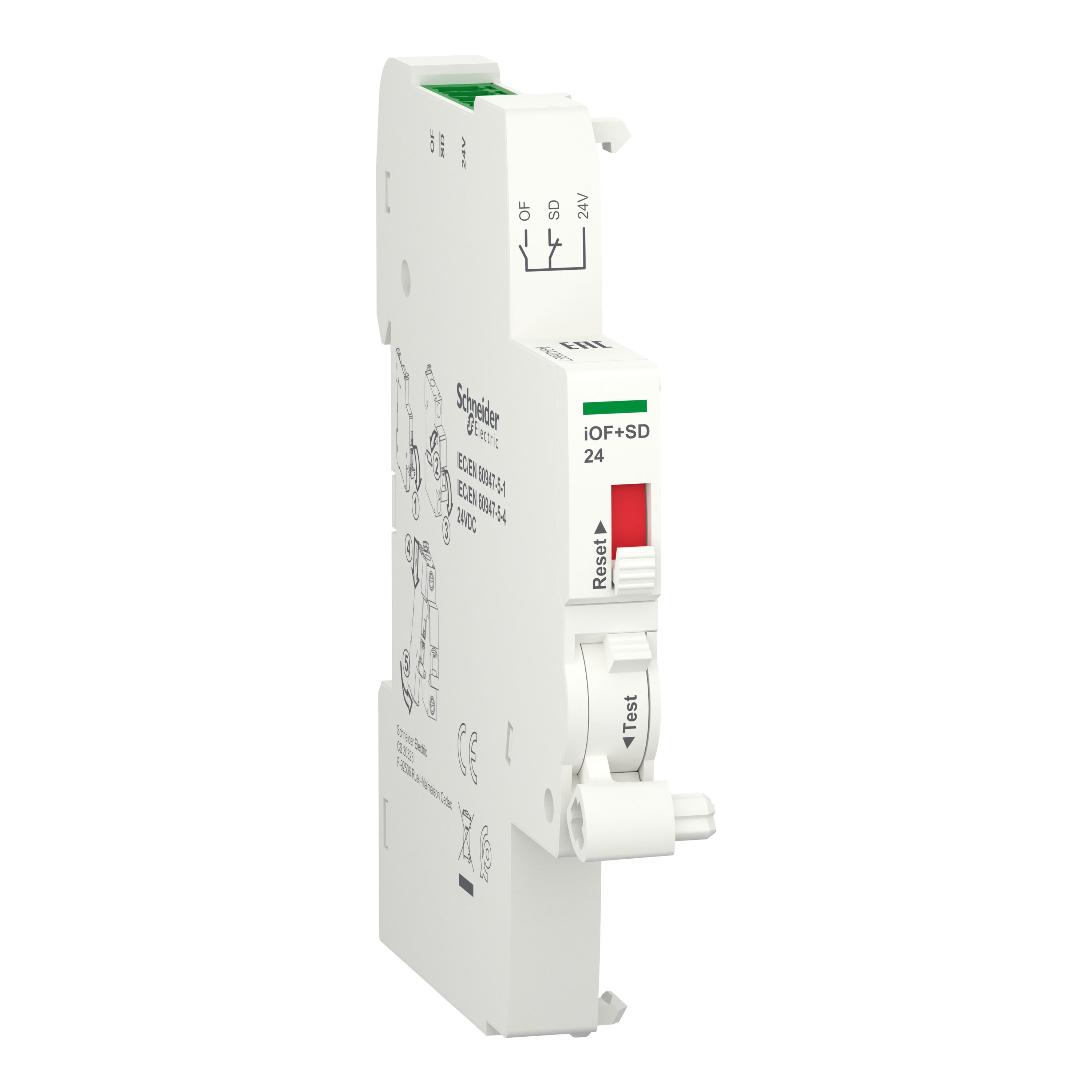 Schneider Electric - Reconditionné - Acti9 - auxiliaire iOF+SD24 - commande signal pour Smartlink