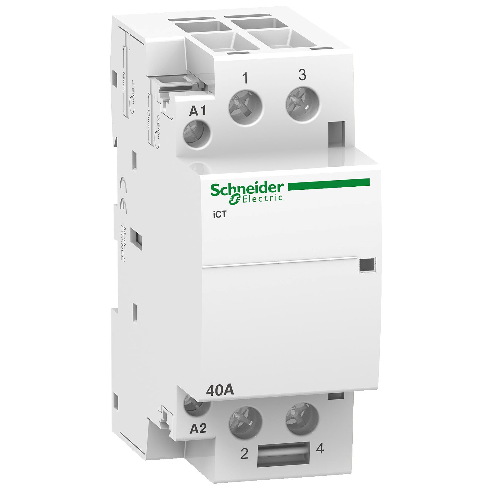 Schneider Electric - Reconditionné - Acti9 iCT Contacteur auxiliarisable 2P - 40A -2NO- 230/240V 50Hz