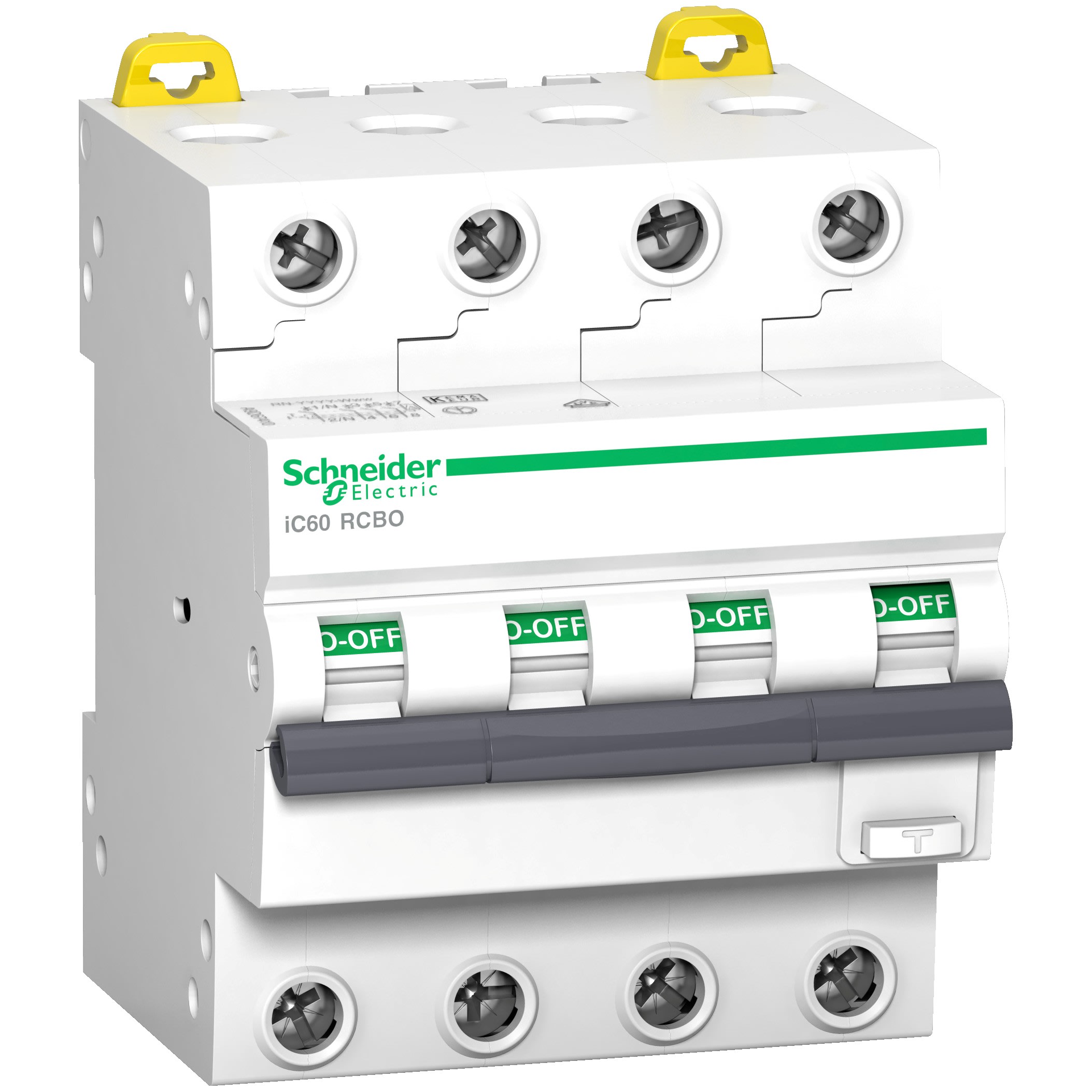 Schneider Electric - Reconditionné - Acti9 iC60 RCBO- Disj Diff. 400Vca 4P 16A 30mA Cb C- 6kA Type AC