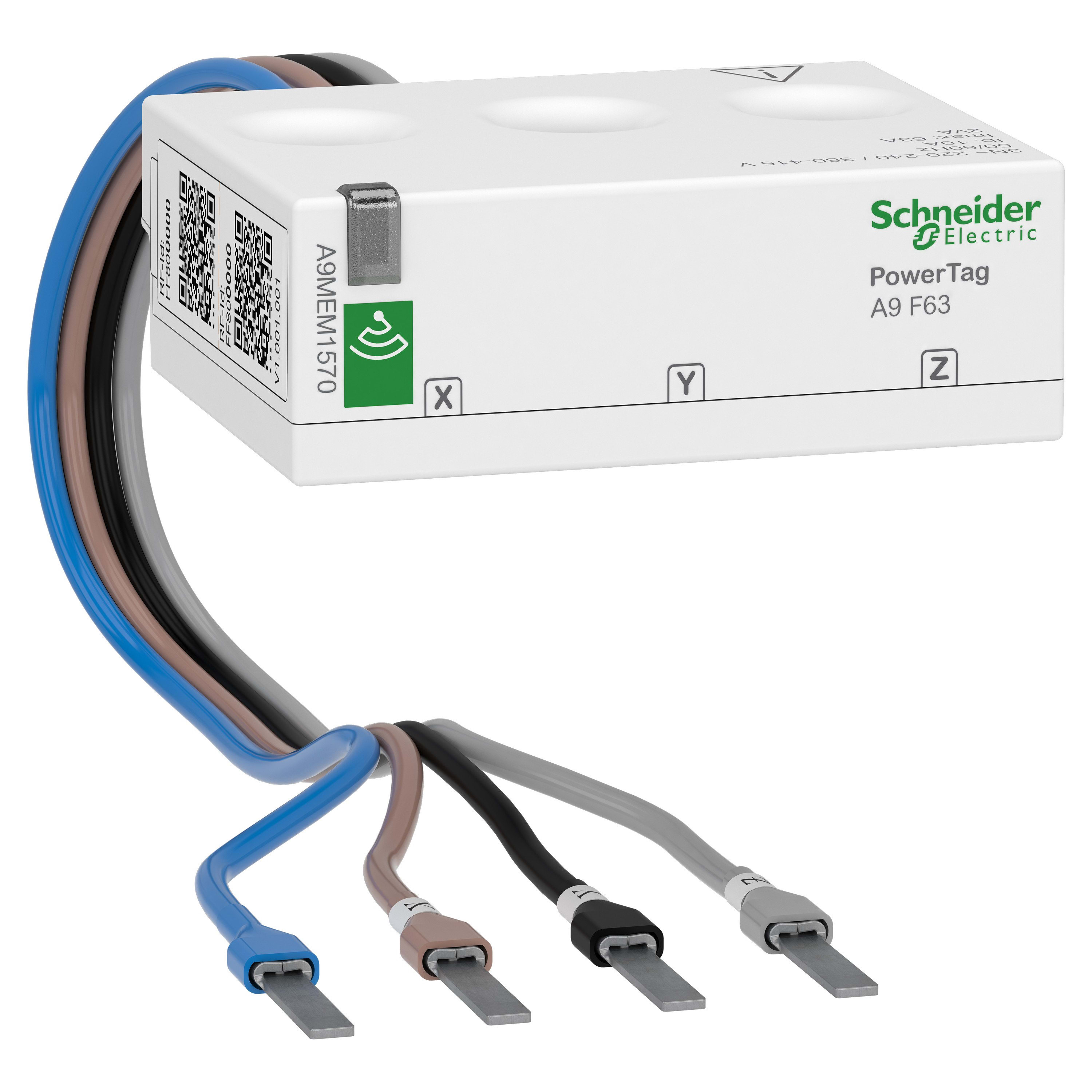 Schneider Electric - Reconditionné - PowerTag - Capt mesure radiofréqu -Vigi DT40/iC60-3P+N 63A-am/av